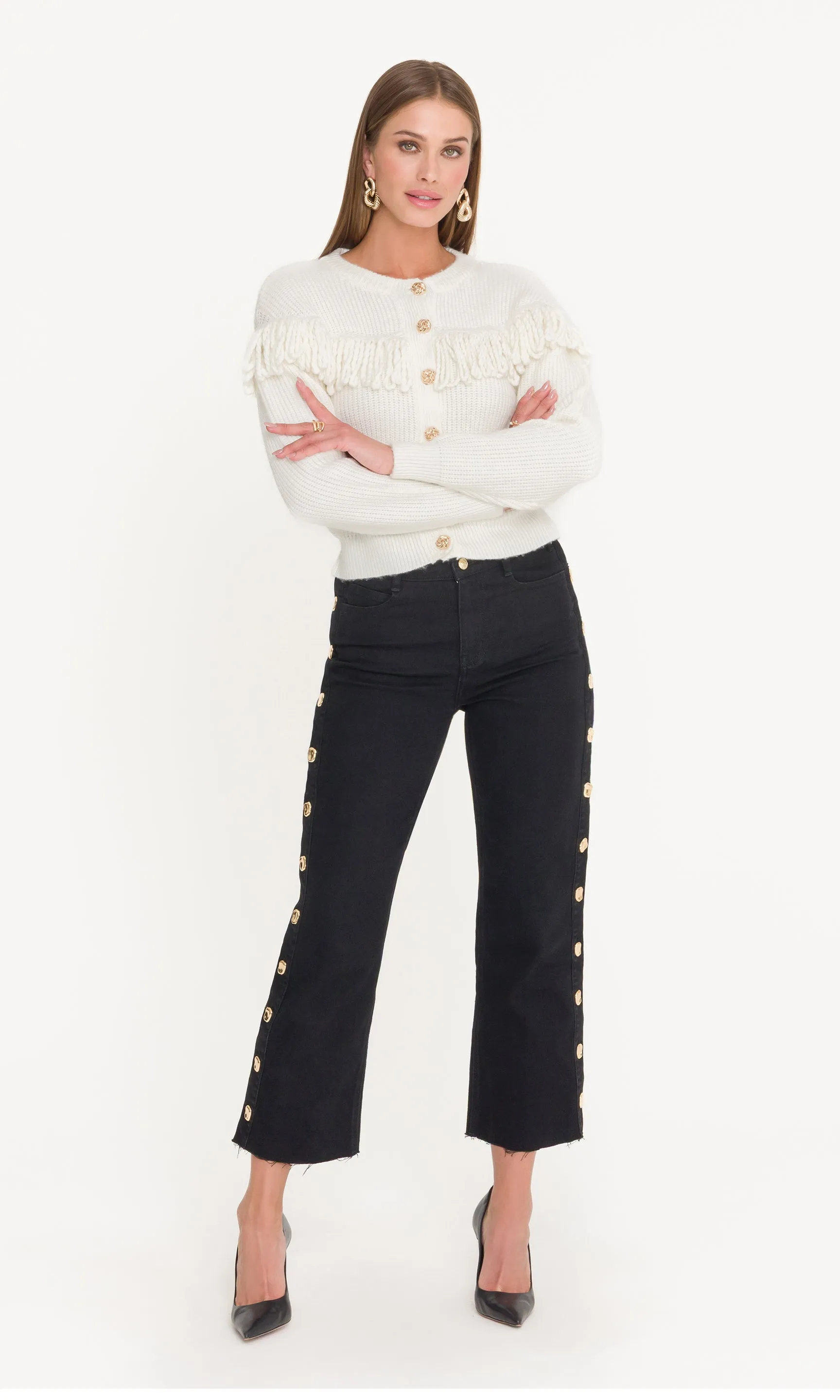 Shifra Fringe Cardigan sold by Generation Love product image thumbnail 4