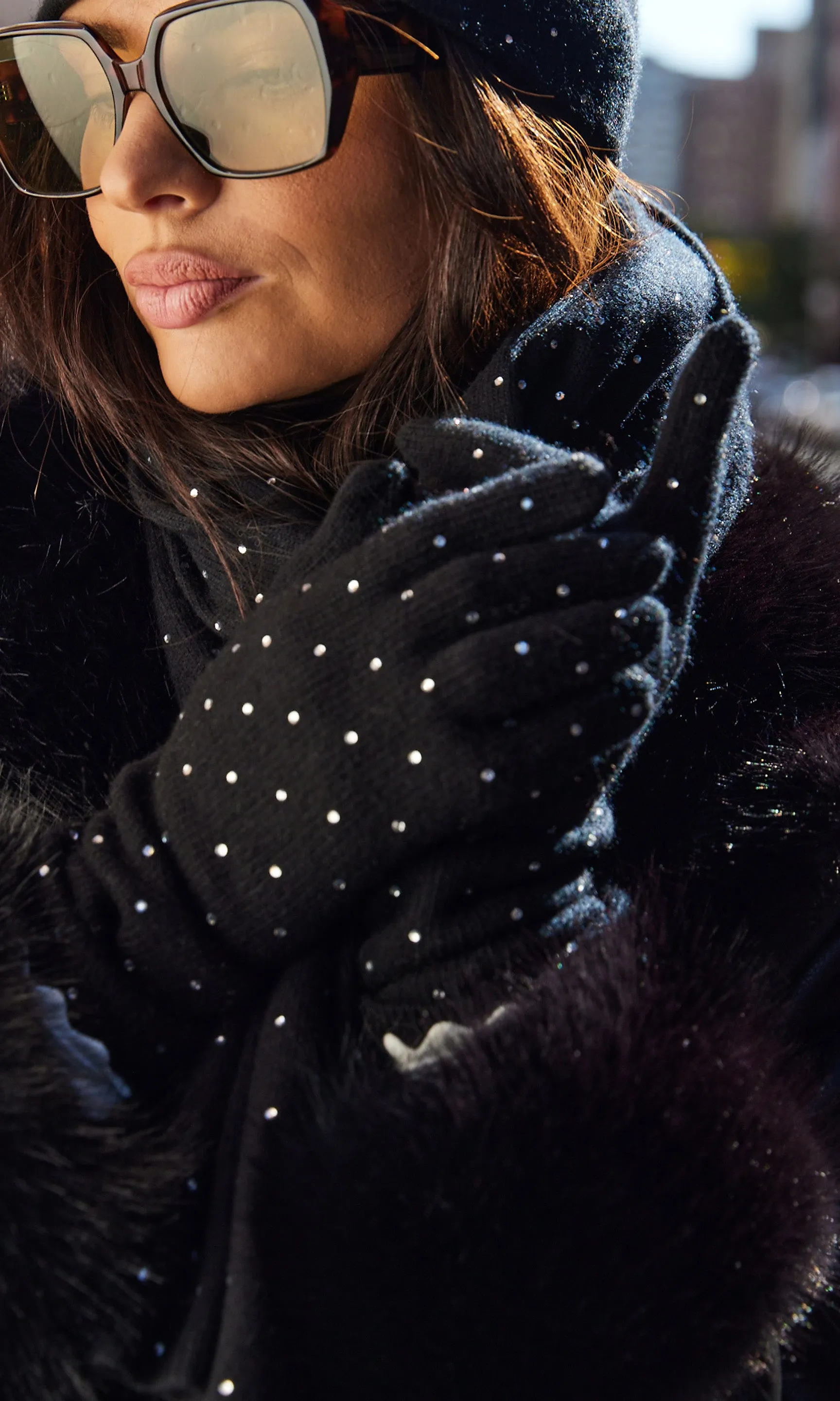 Coco Crystal Gloves sold by Generation Love