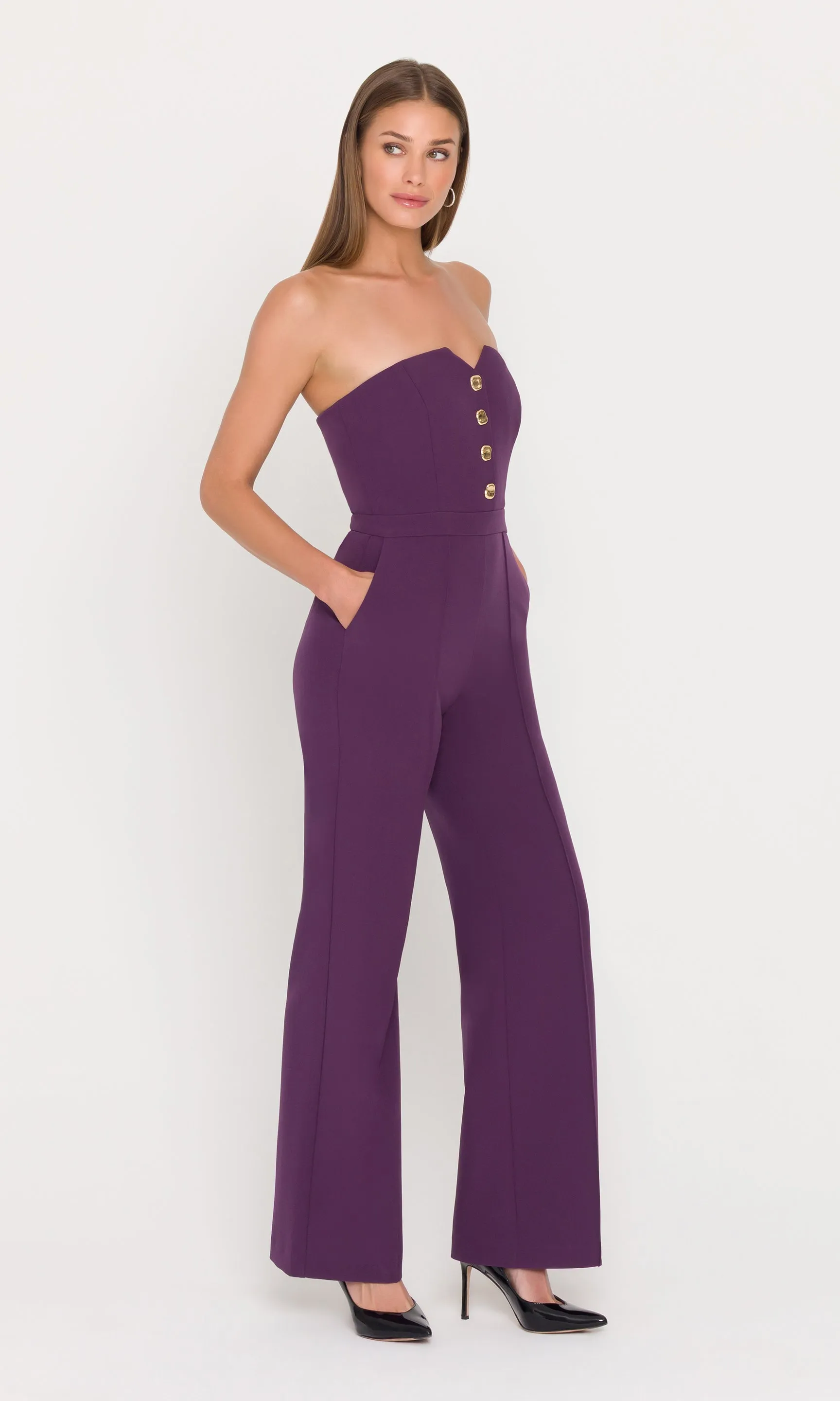 Camilo Crepe Jumpsuit sold by Generation Love product image thumbnail 5