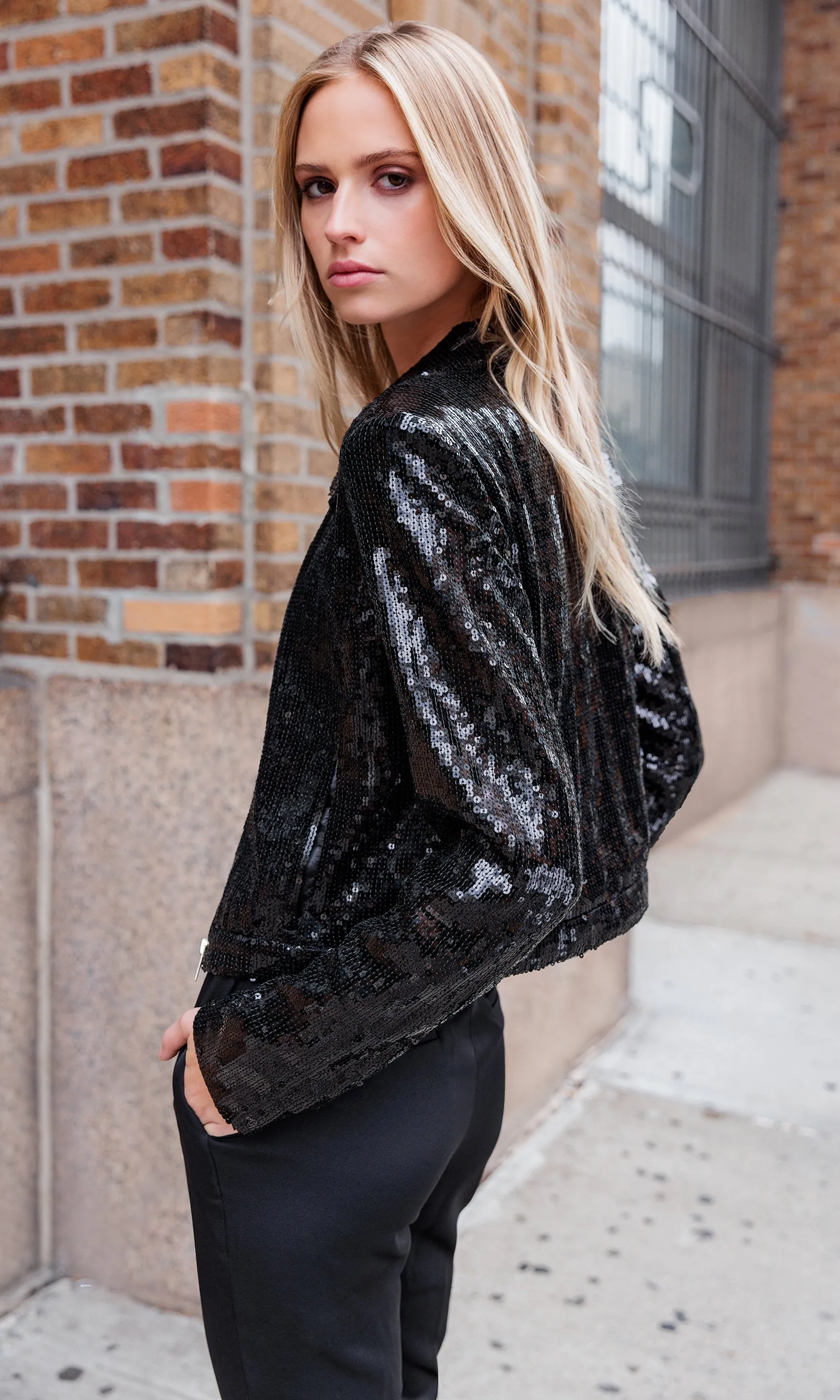Lola Sequin Jacket sold by Generation Love product image thumbnail 3