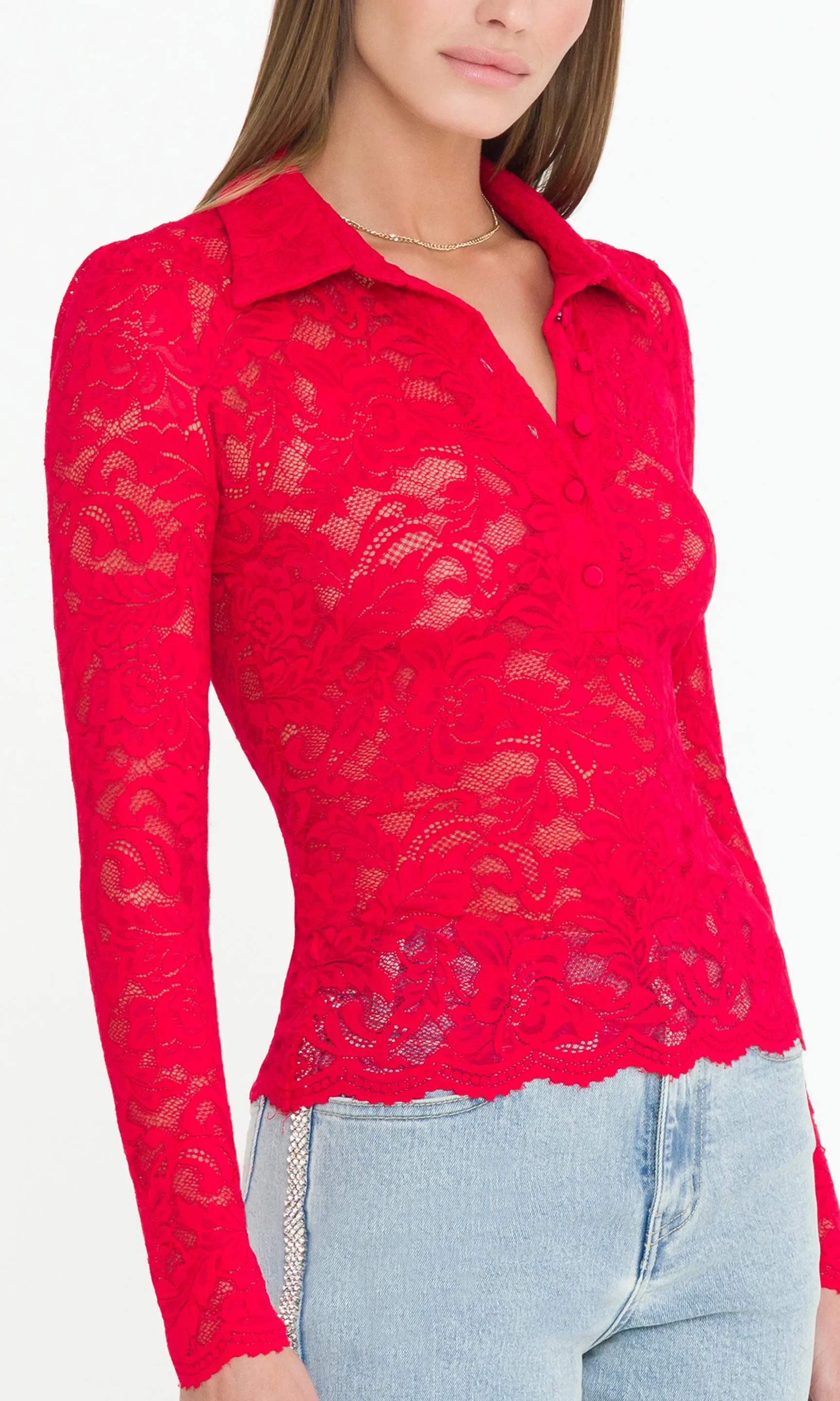 Dominique Lace Top sold by Generation Love product image thumbnail 4