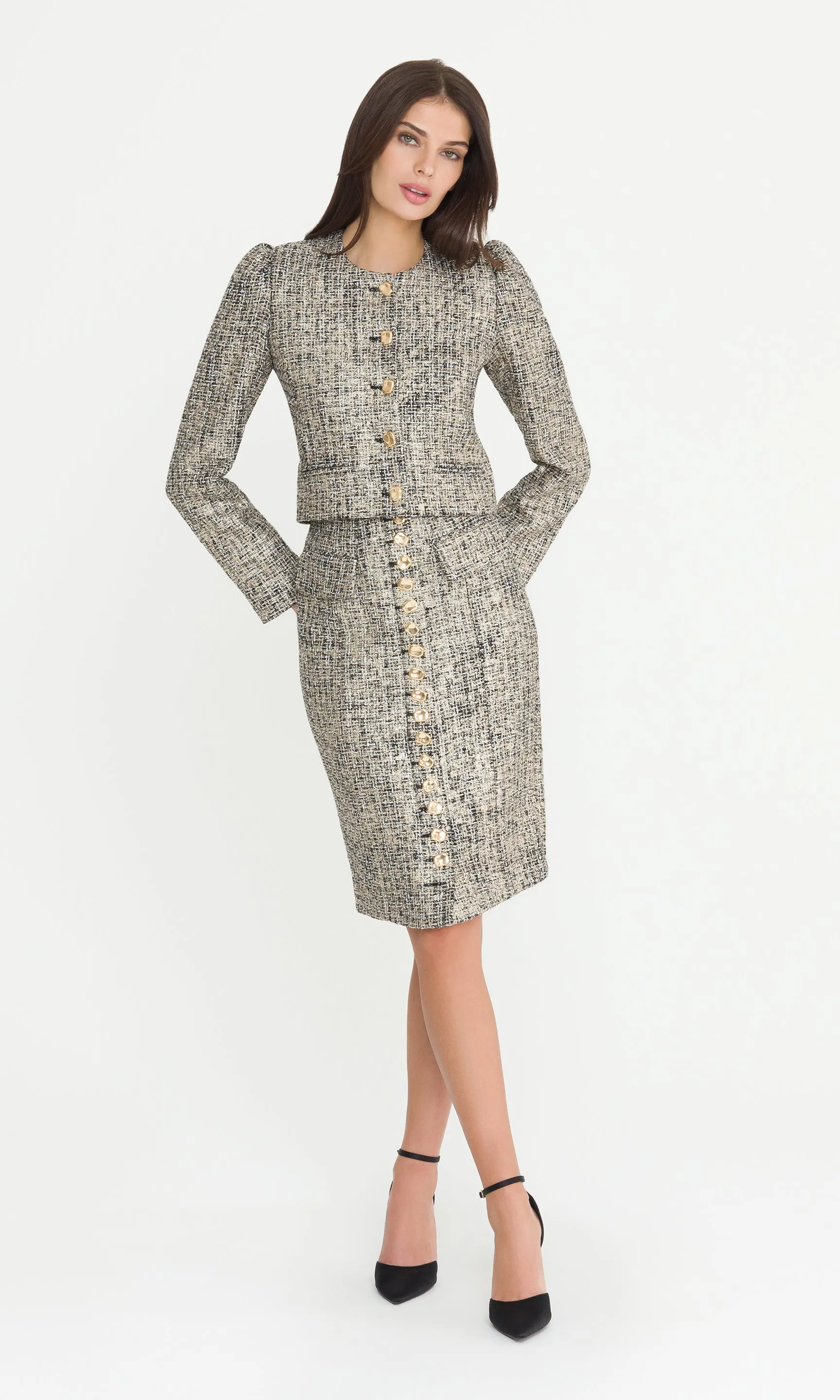 Riley Tweed Skirt sold by Generation Love product image thumbnail 5