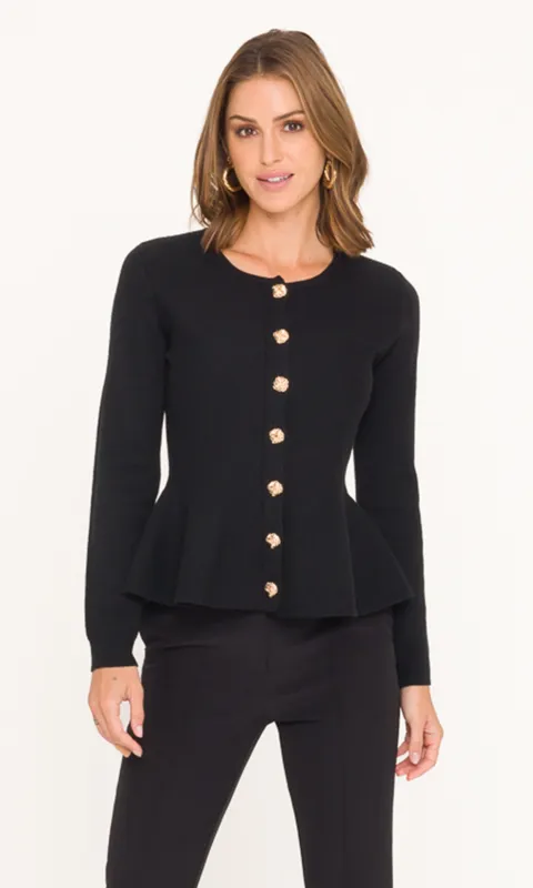 Winslet Peplum Cardigan made by Generation Love