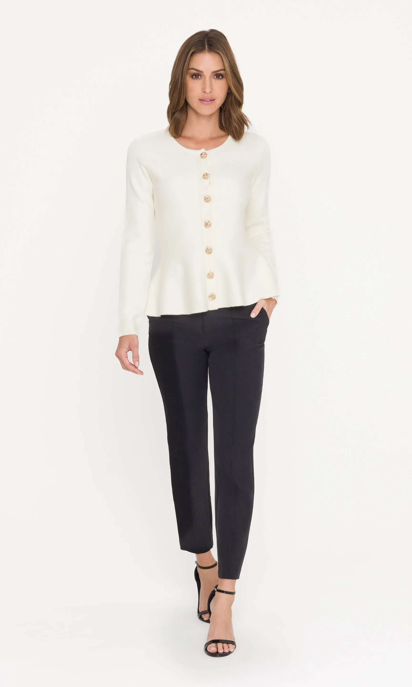 Winslet Peplum Cardigan sold by Generation Love product image thumbnail 4