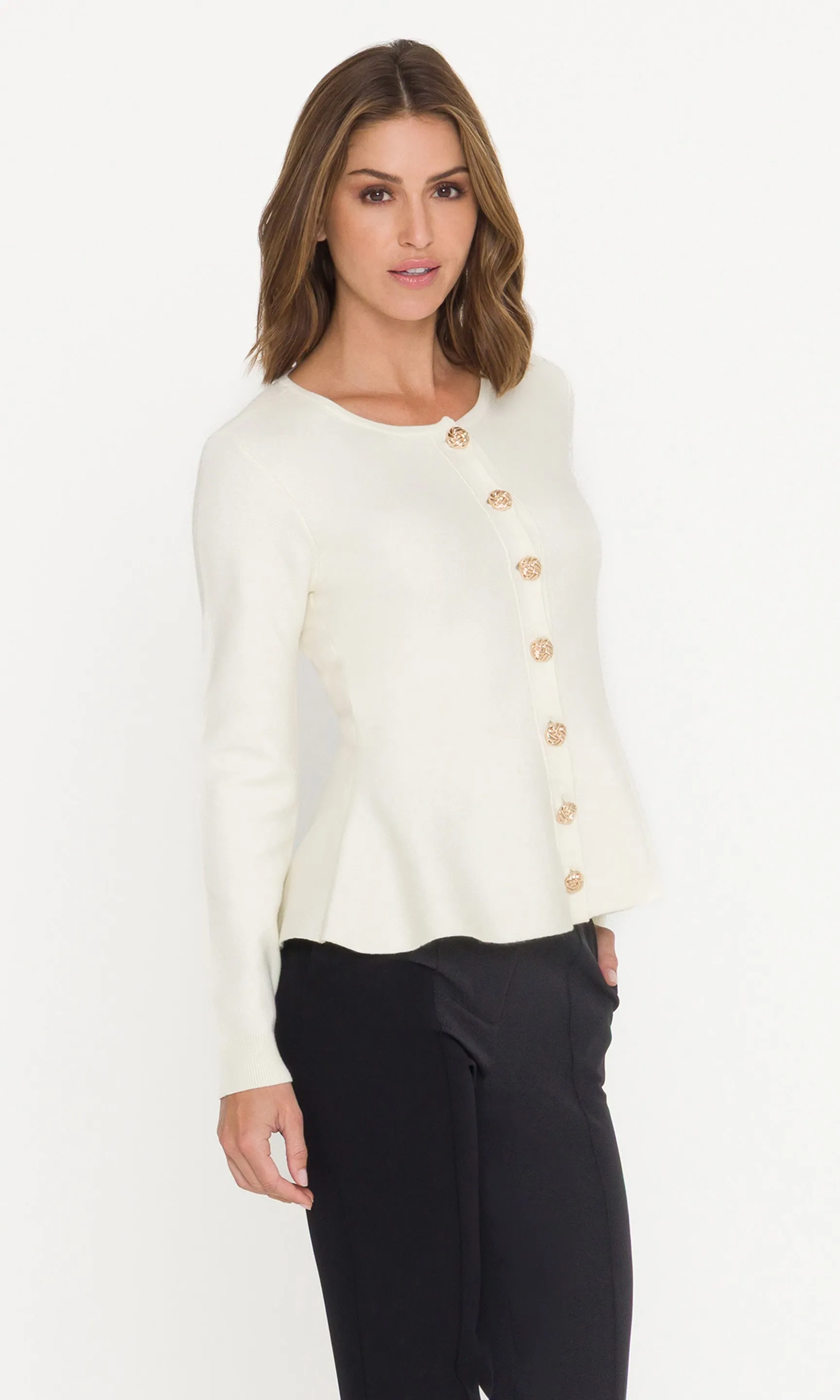 Winslet Peplum Cardigan sold by Generation Love product image thumbnail 5
