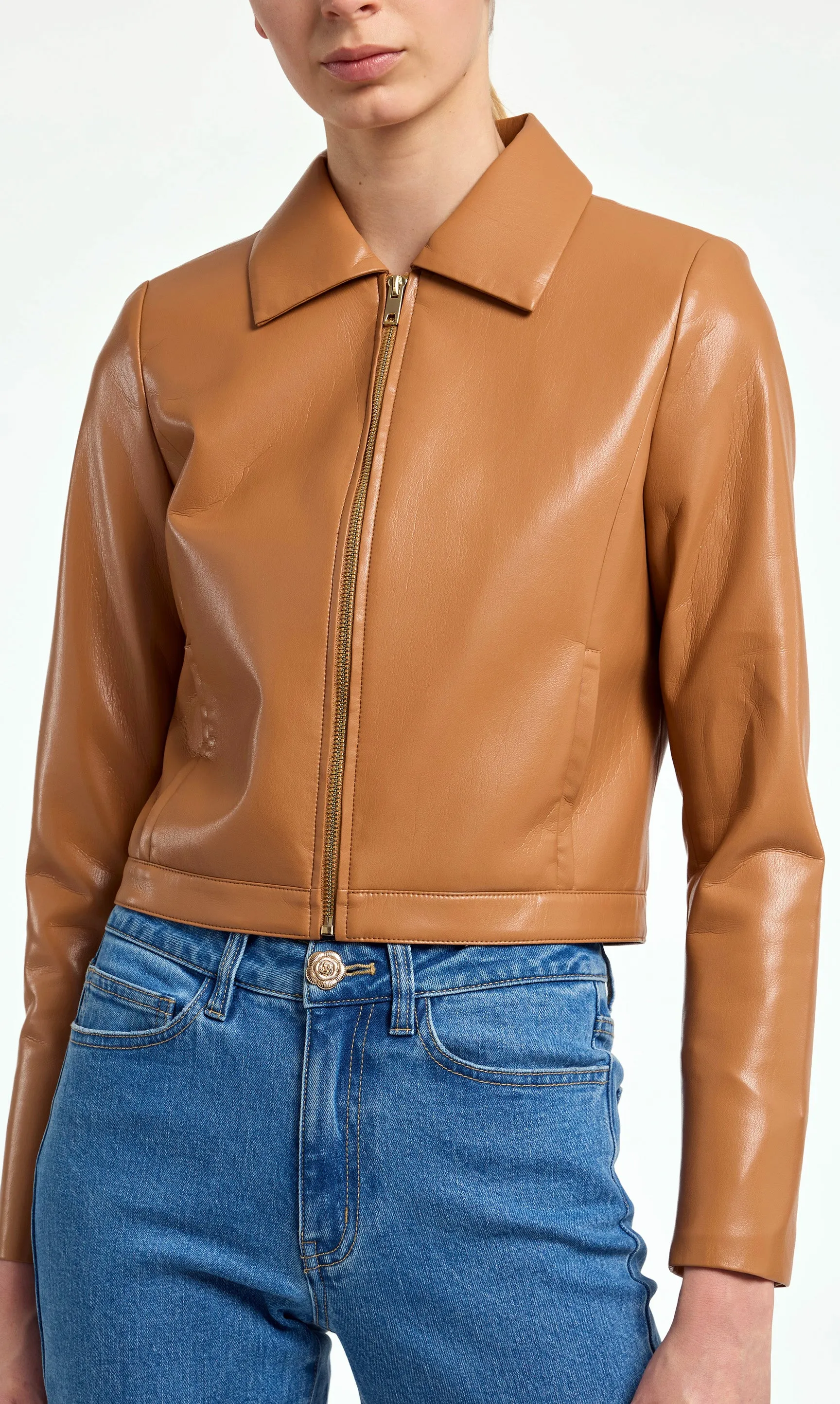 Lola Vegan Leather Jacket sold by Generation Love product image thumbnail 4