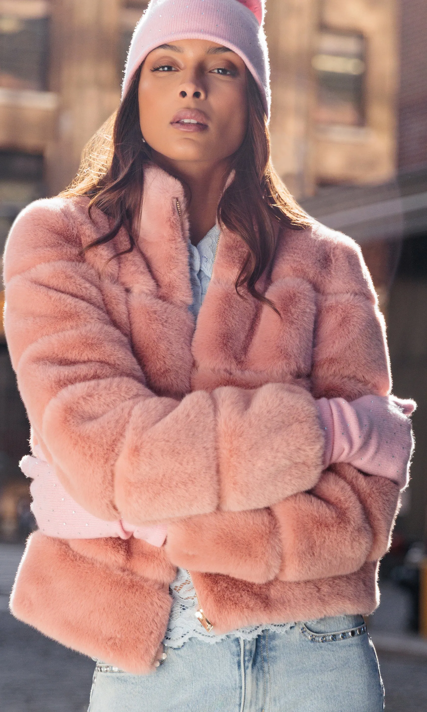 Jodi Faux Fur Jacket sold by Generation Love product image thumbnail 2