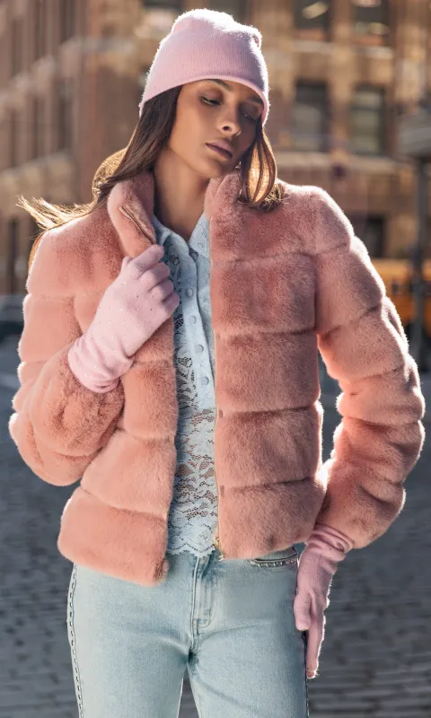 Jodi Faux Fur Jacket sold by Generation Love