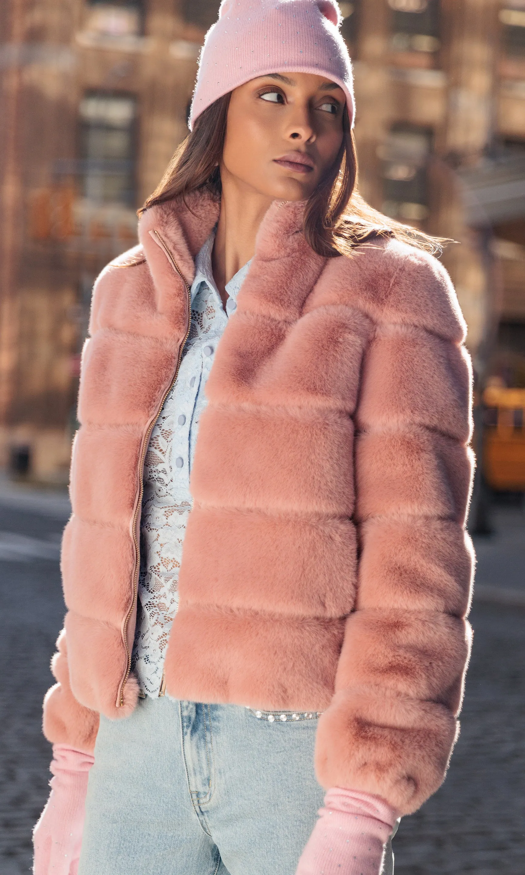 Jodi Faux Fur Jacket sold by Generation Love product image thumbnail 4