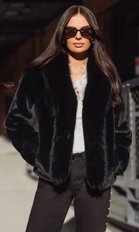Dasha Faux Fur Jacket sold by Generation Love