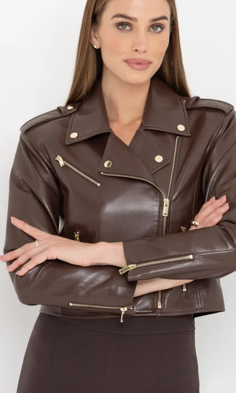 Cosita Vegan Leather Jacket sold by Generation Love
