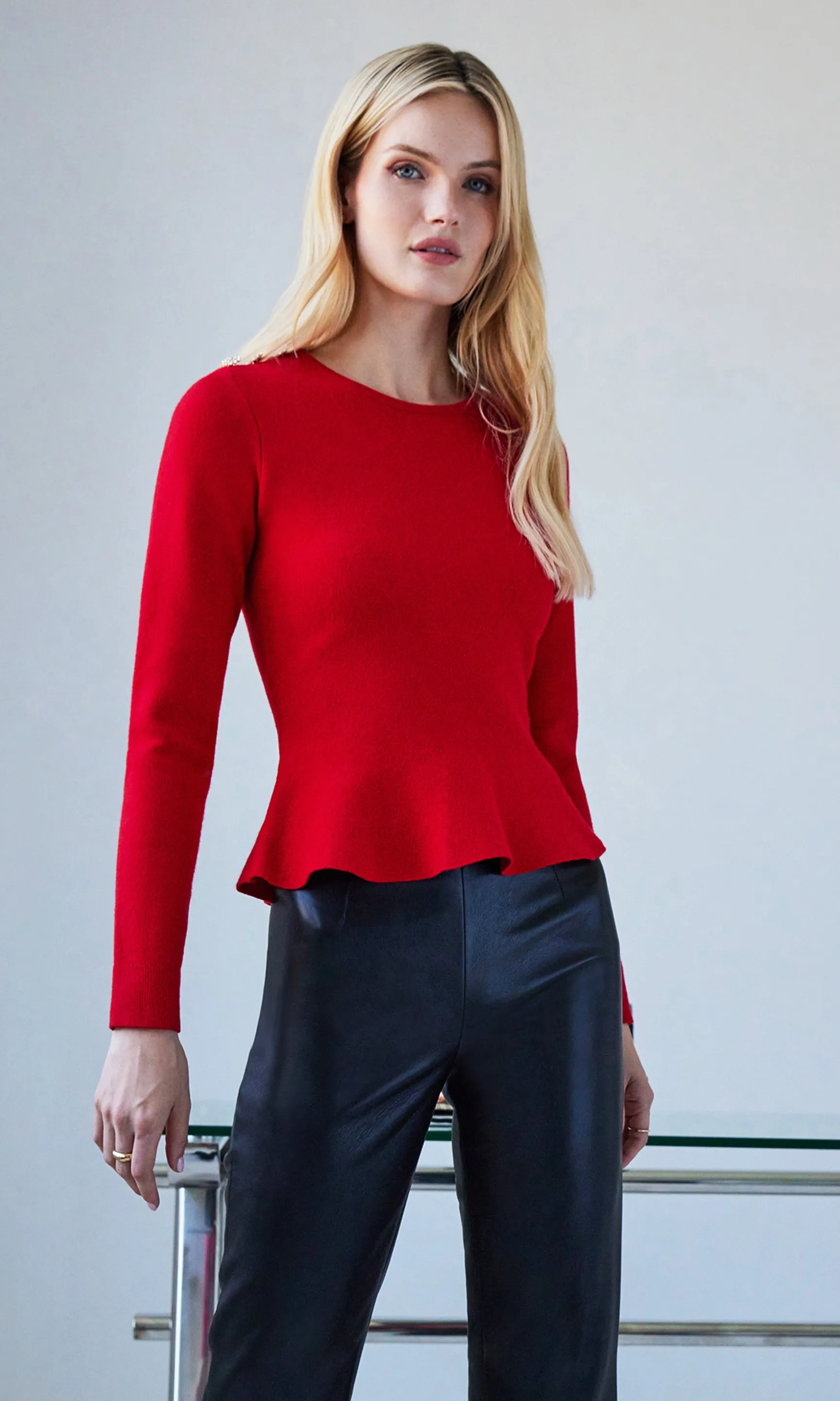 Panache Peplum Sweater sold by Generation Love product image thumbnail 4