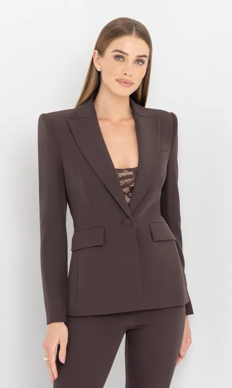 Aimee Crepe Blazer made by Generation Love