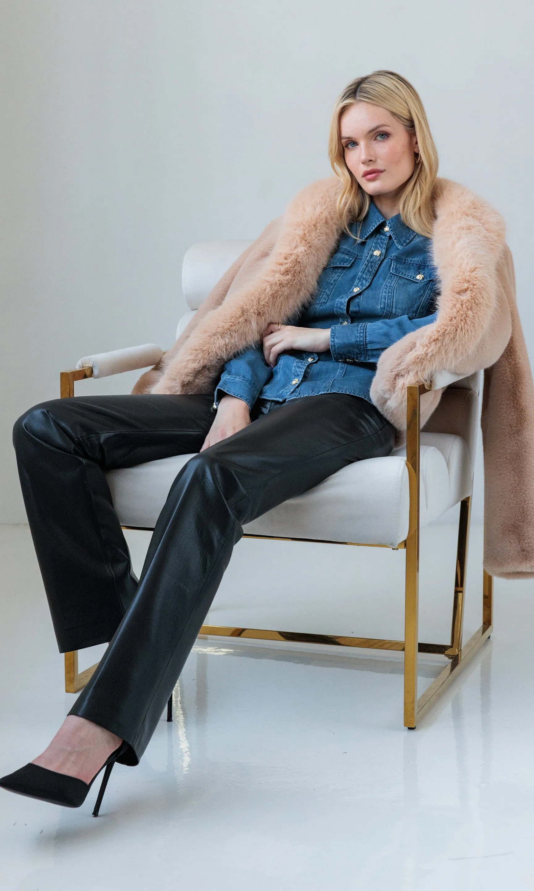 Lynette Vegan Leather Pants sold by Generation Love product image thumbnail 4