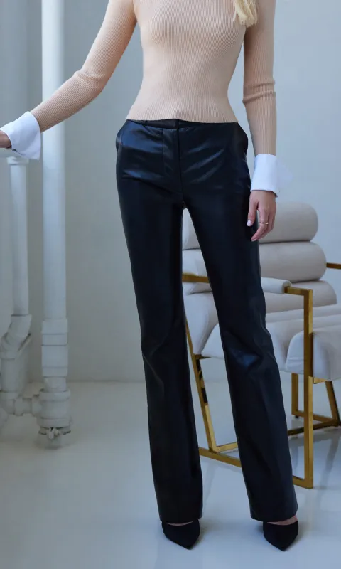 Lynette Vegan Leather Pants made by Generation Love