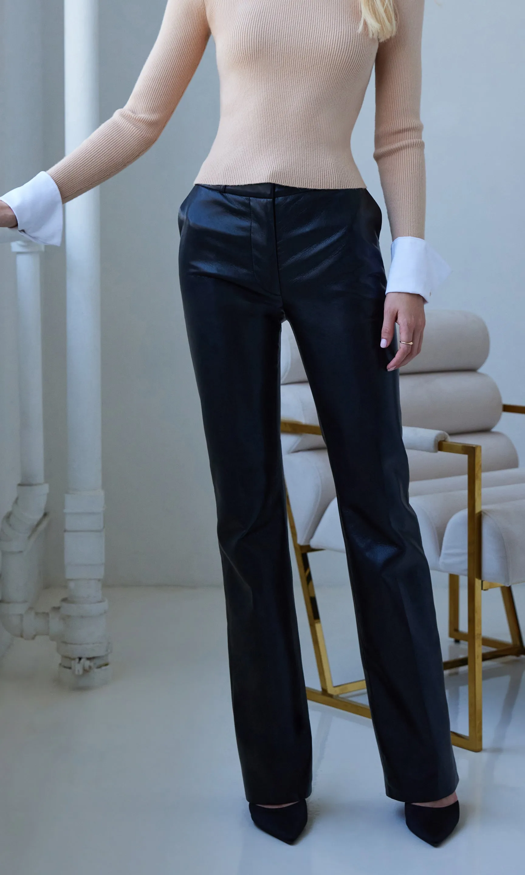 Lynette Vegan Leather Pants sold by Generation Love