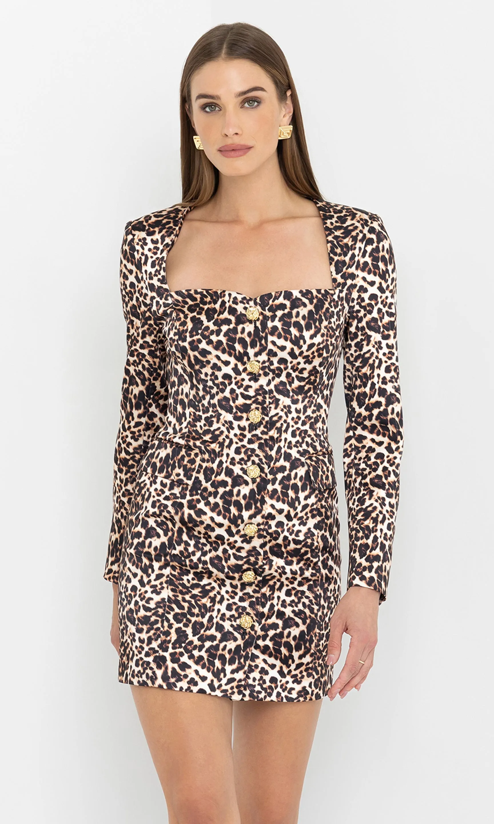 Odelia Leo Satin Dress sold by Generation Love