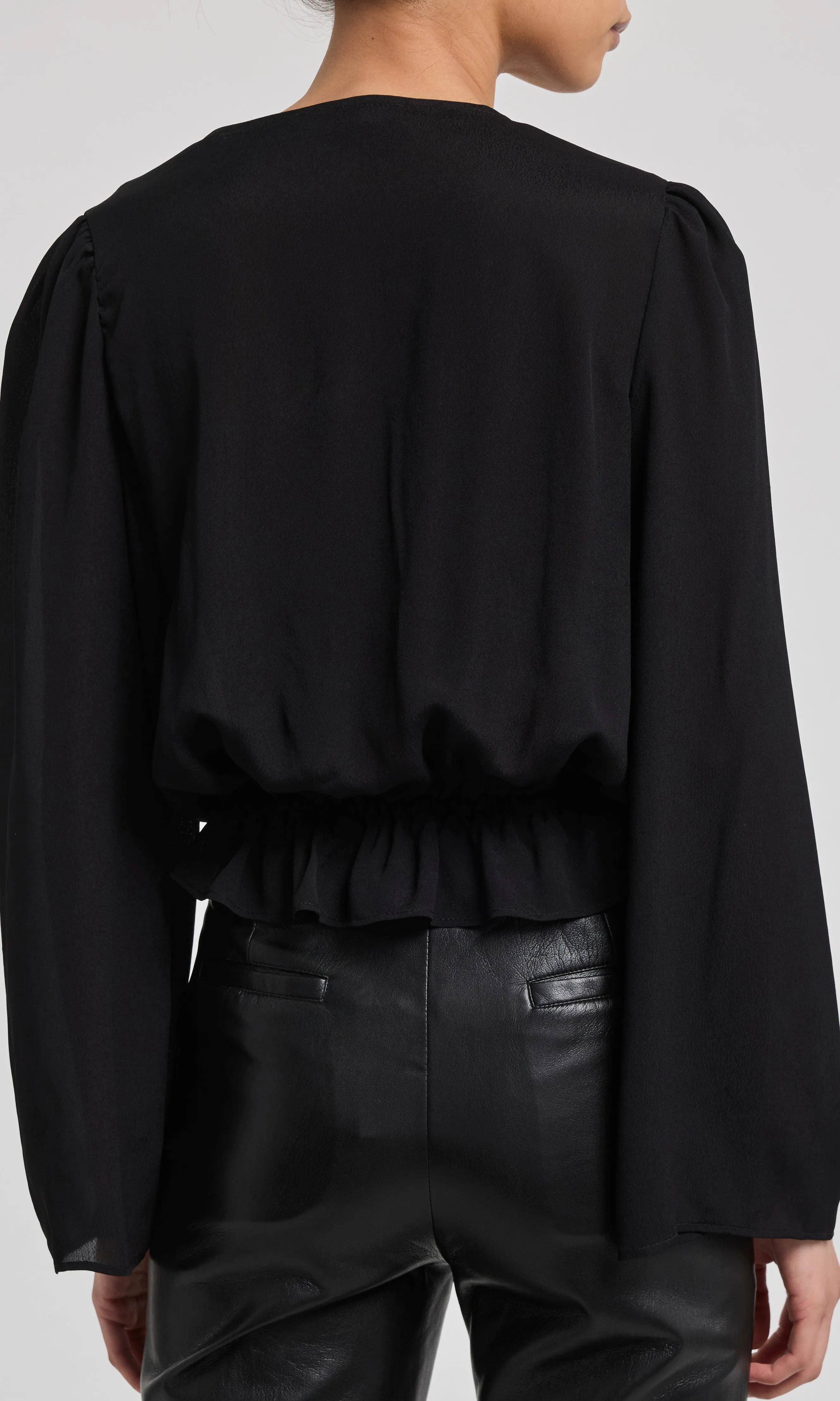 Filippa Georgette Lace Combo Blouse sold by Generation Love product image thumbnail 2