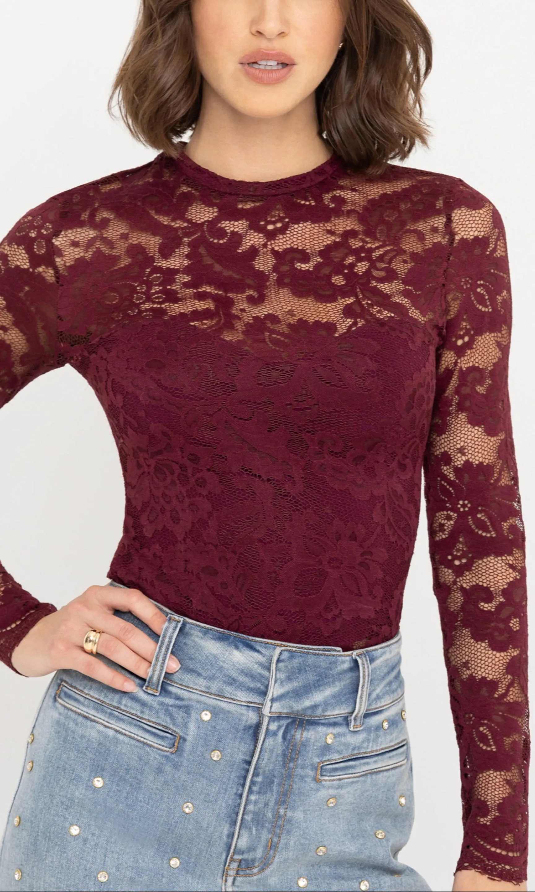 Clayton Lace Top sold by Generation Love product image thumbnail 5