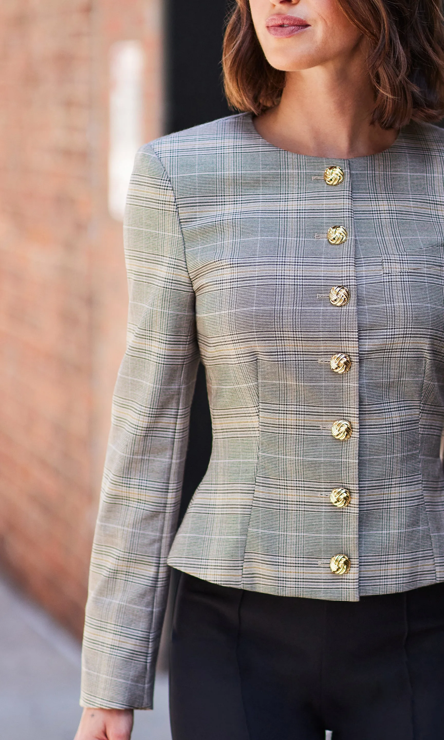 Sirus Plaid Jacket sold by Generation Love product image thumbnail 3