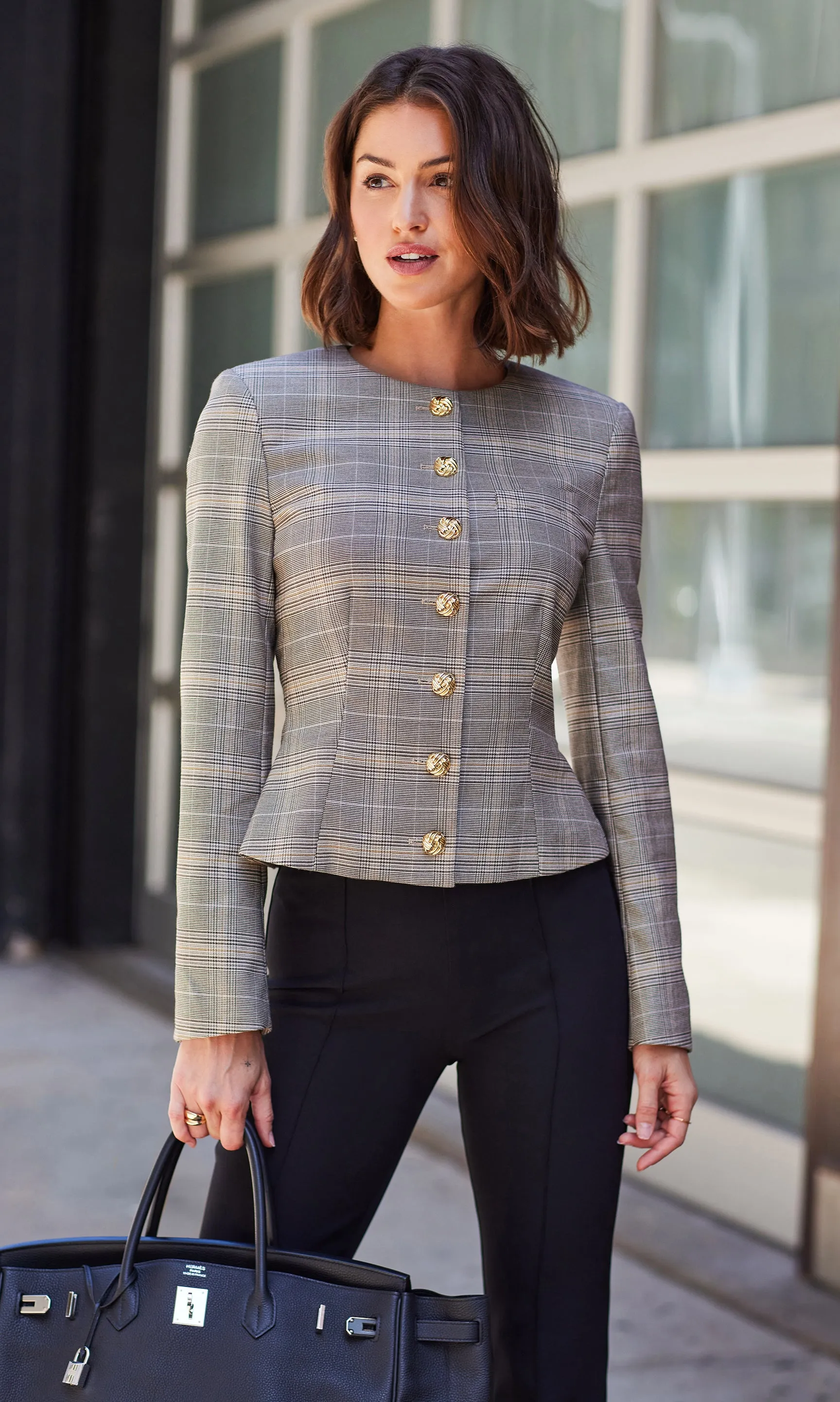 Sirus Plaid Jacket sold by Generation Love