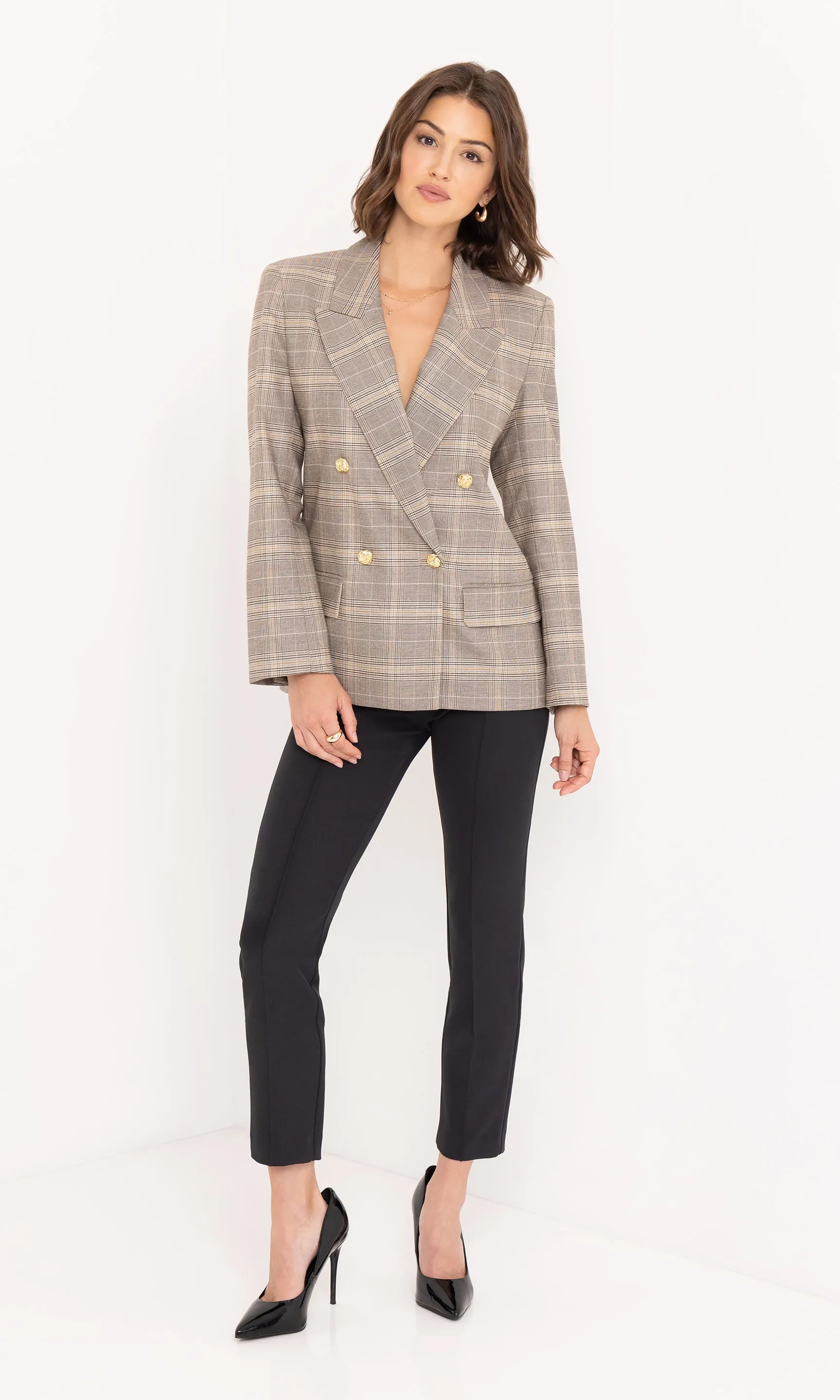 Maverick Plaid Blazer sold by Generation Love product image thumbnail 4