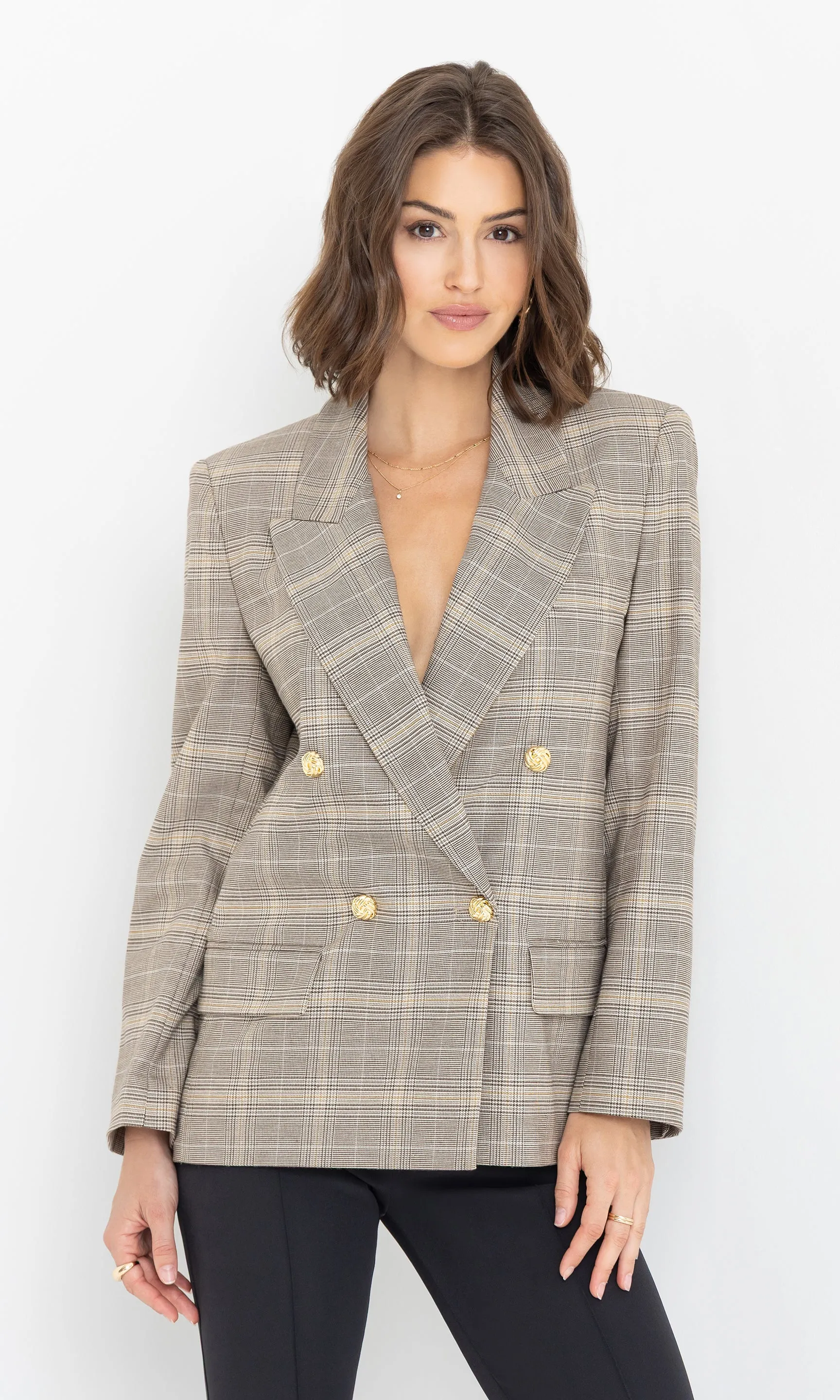 Maverick Plaid Blazer sold by Generation Love
