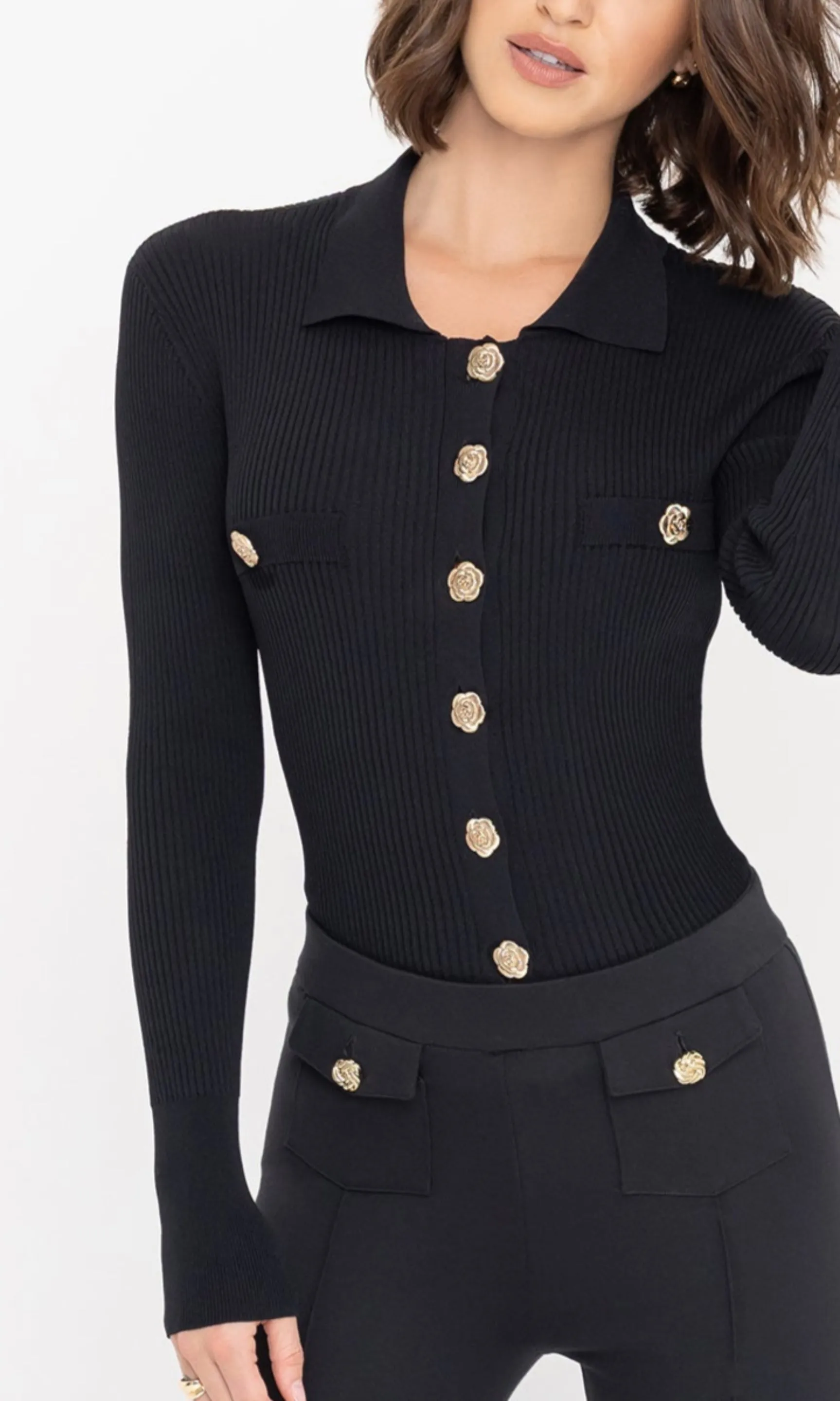 Carter Rib Cardigan sold by Generation Love product image thumbnail 2