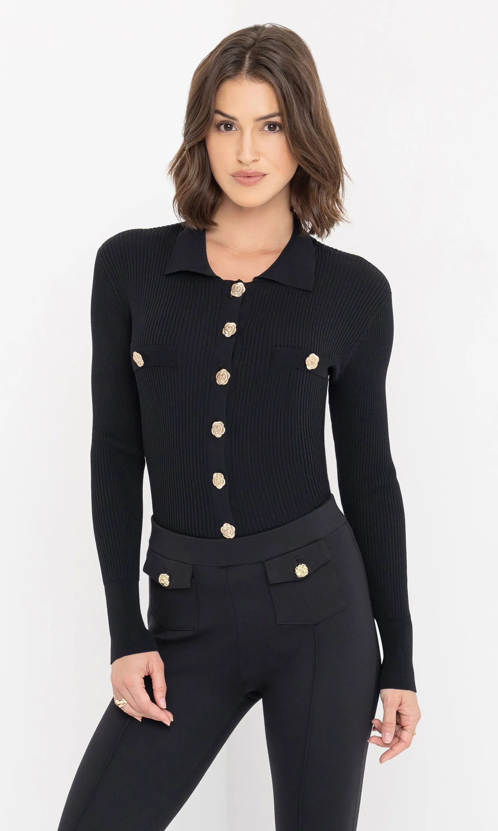 Carter Rib Cardigan sold by Generation Love