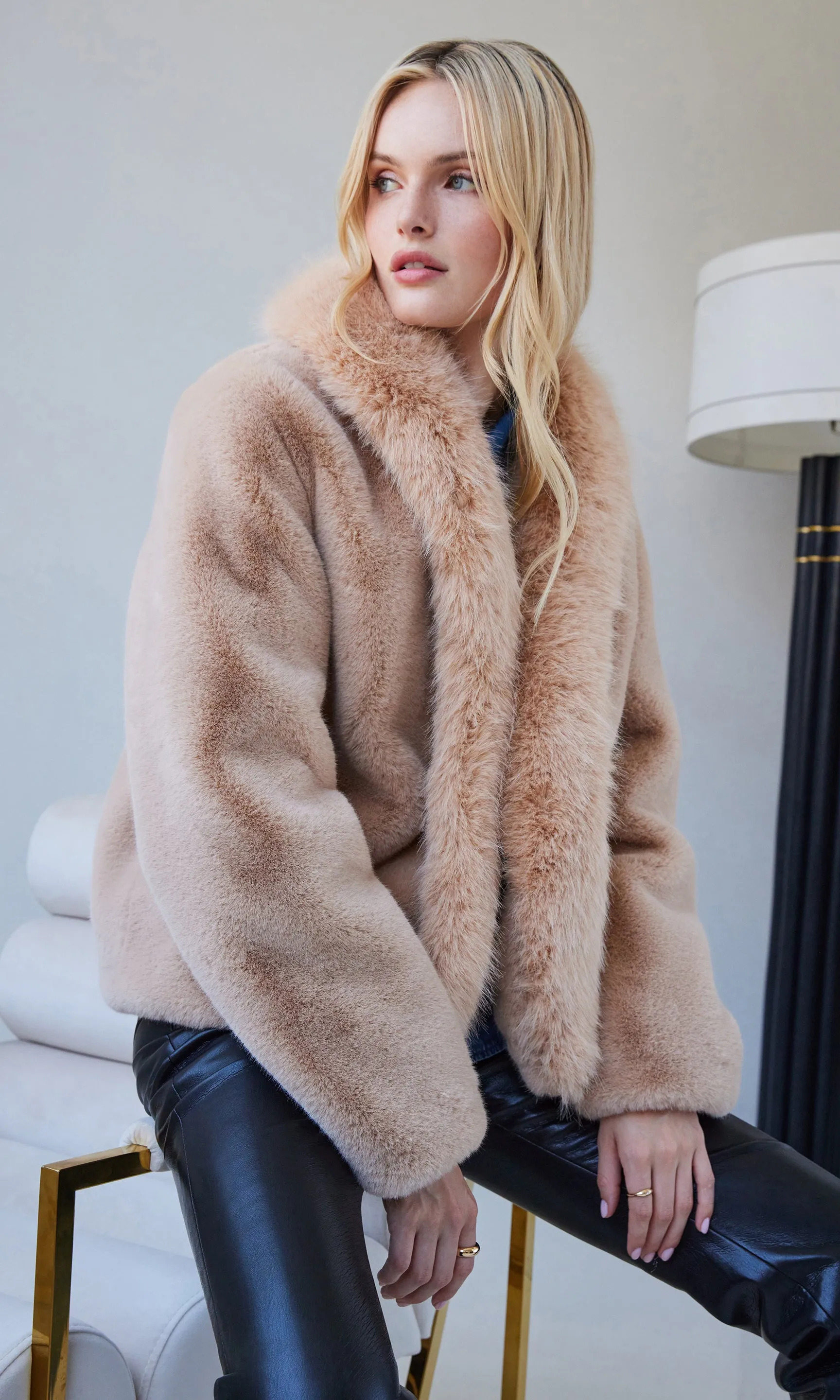 Dasha Faux Fur Jacket sold by Generation Love product image thumbnail 4