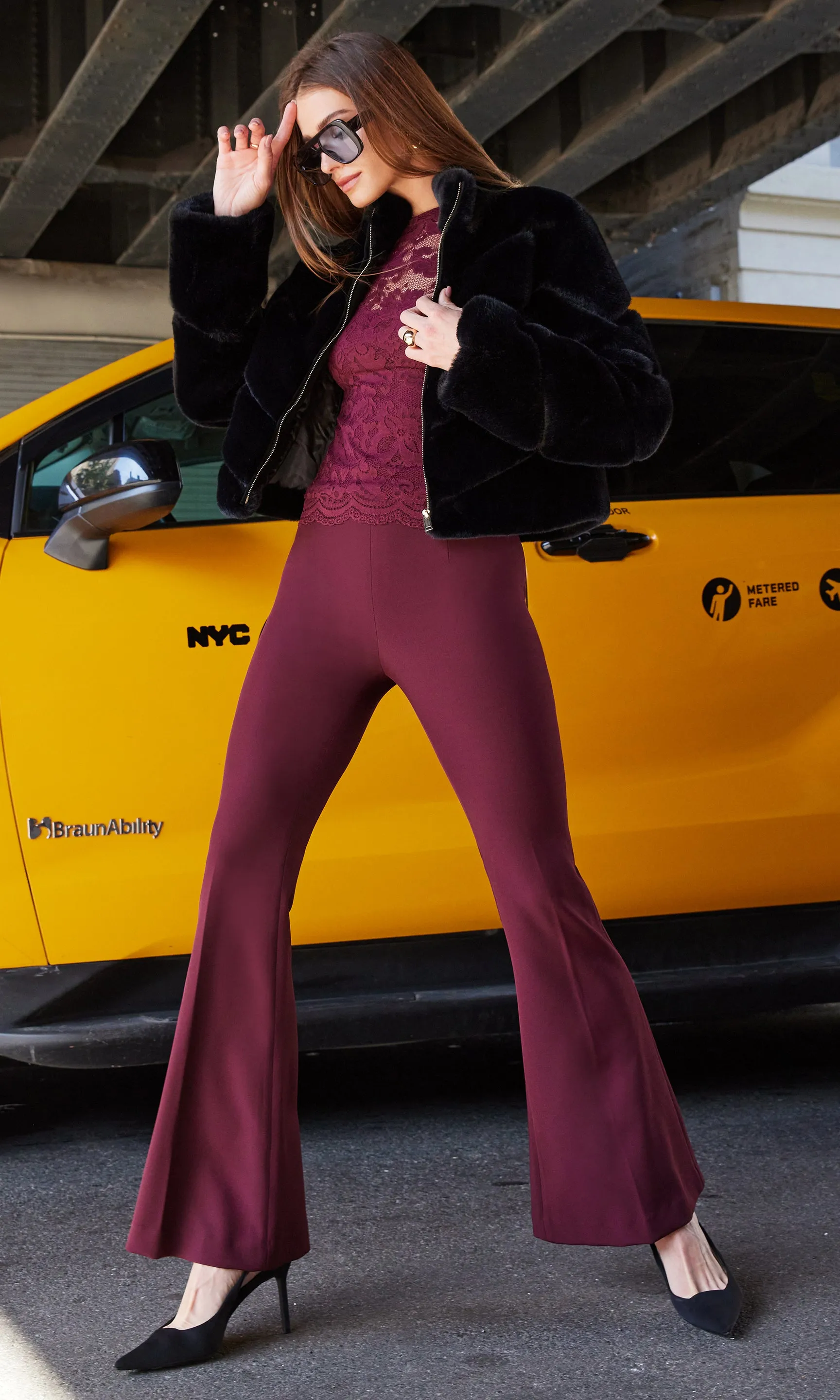 Brianna Faux Fur Jacket sold by Generation Love product image thumbnail 3