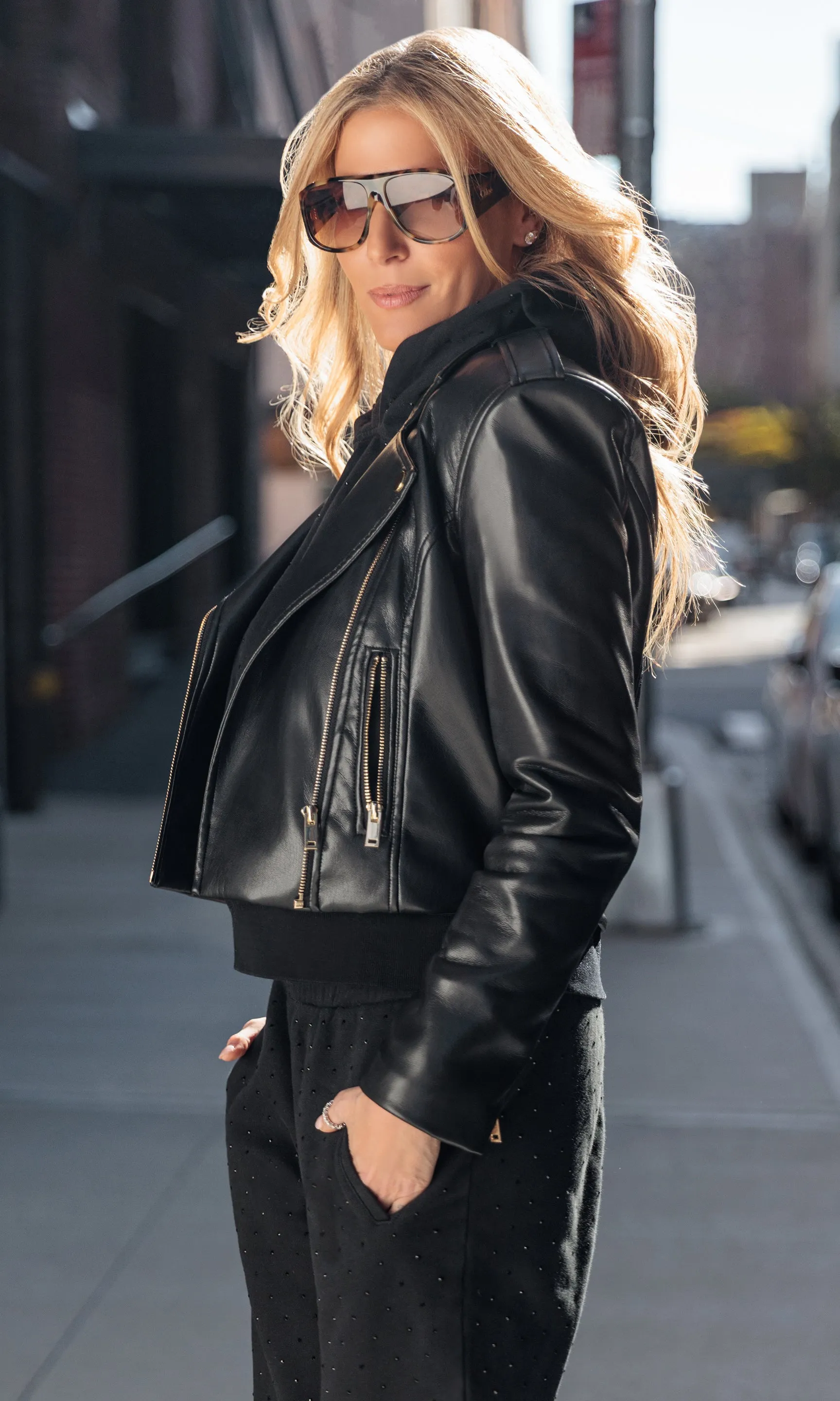 Cosita Vegan Leather Jacket sold by Generation Love product image thumbnail 4