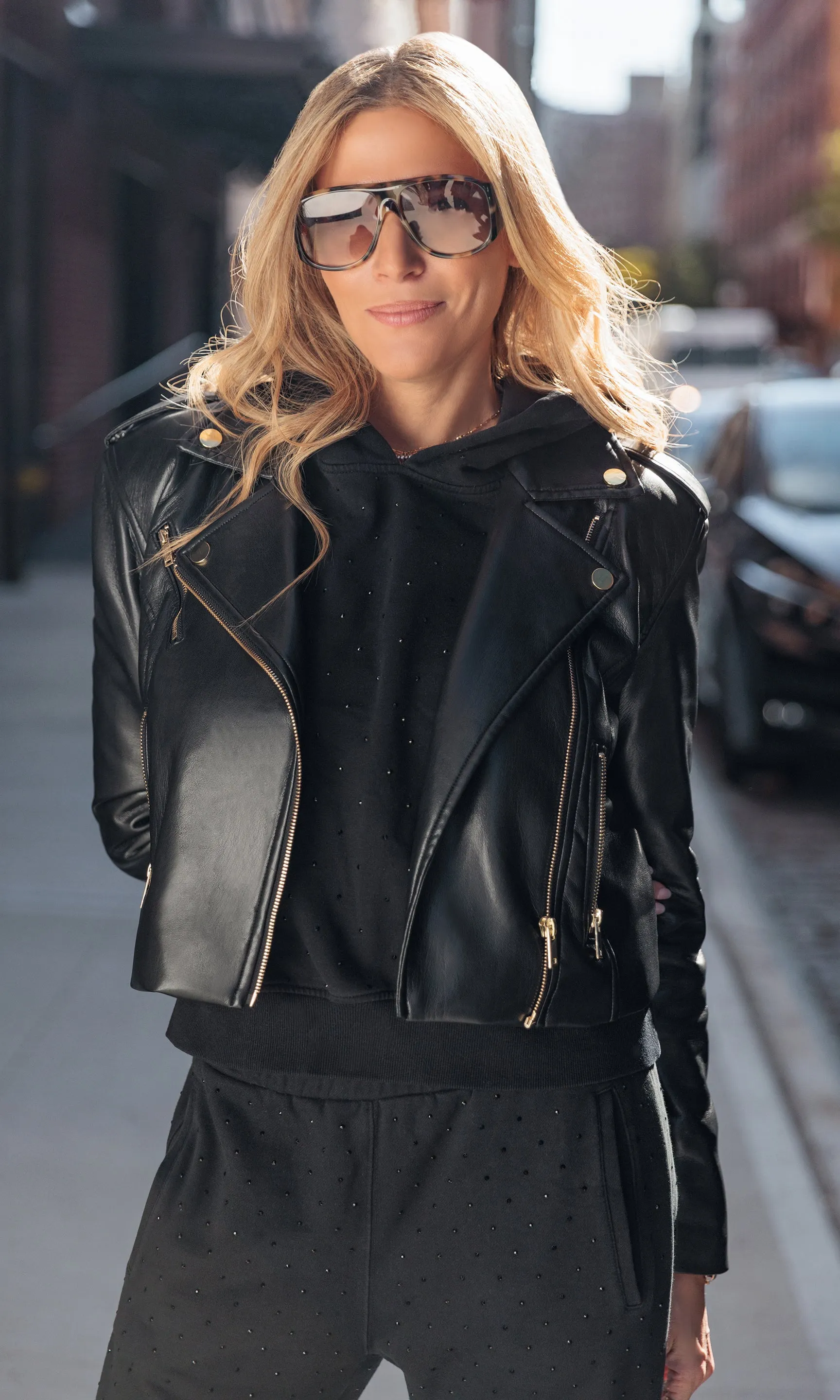 Cosita Vegan Leather Jacket sold by Generation Love