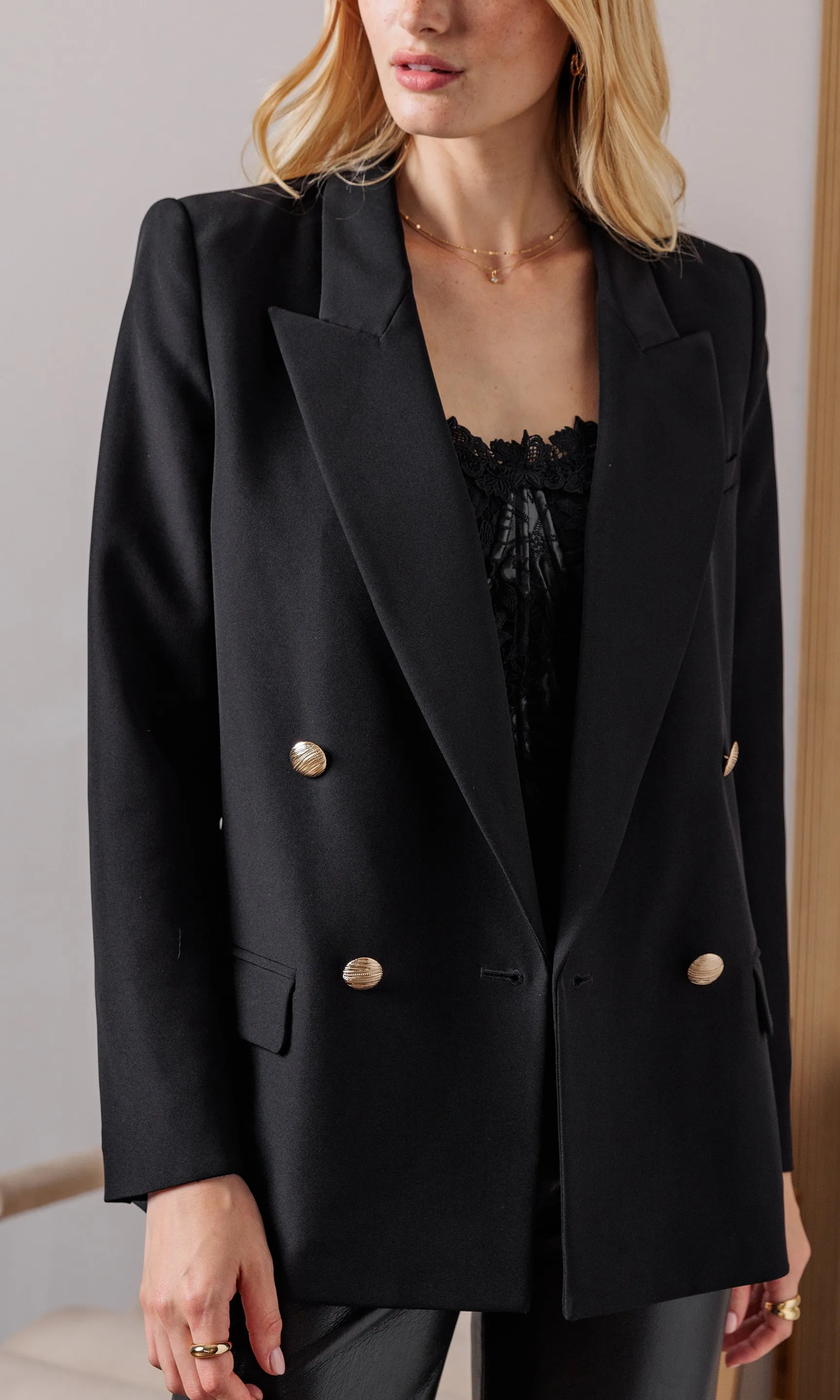 Maverick Crepe Blazer sold by Generation Love product image thumbnail 3