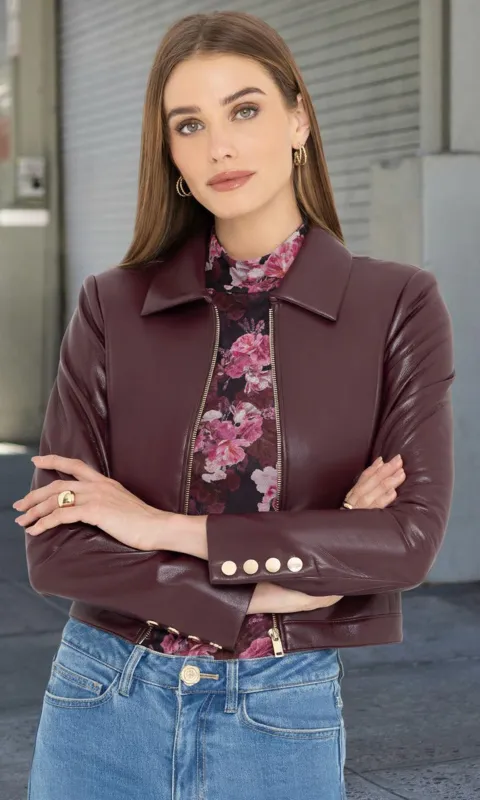 Lola Vegan Leather Jacket sold by Generation Love