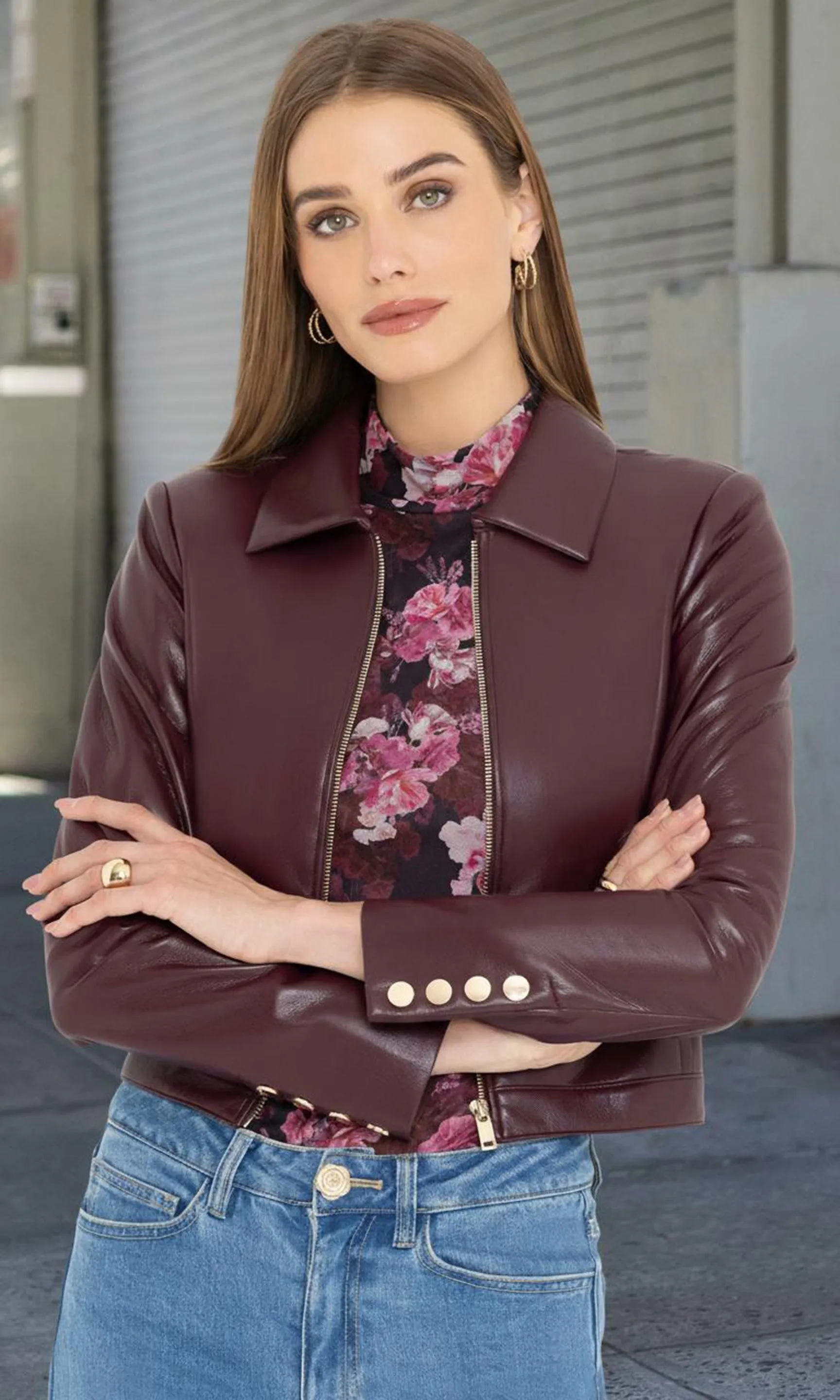 Lola Vegan Leather Jacket sold by Generation Love