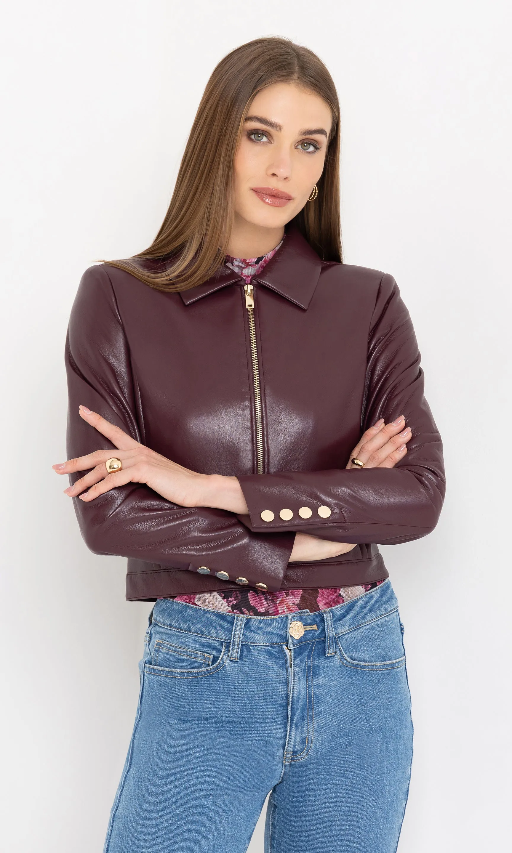 Lola Vegan Leather Jacket sold by Generation Love product image thumbnail 4