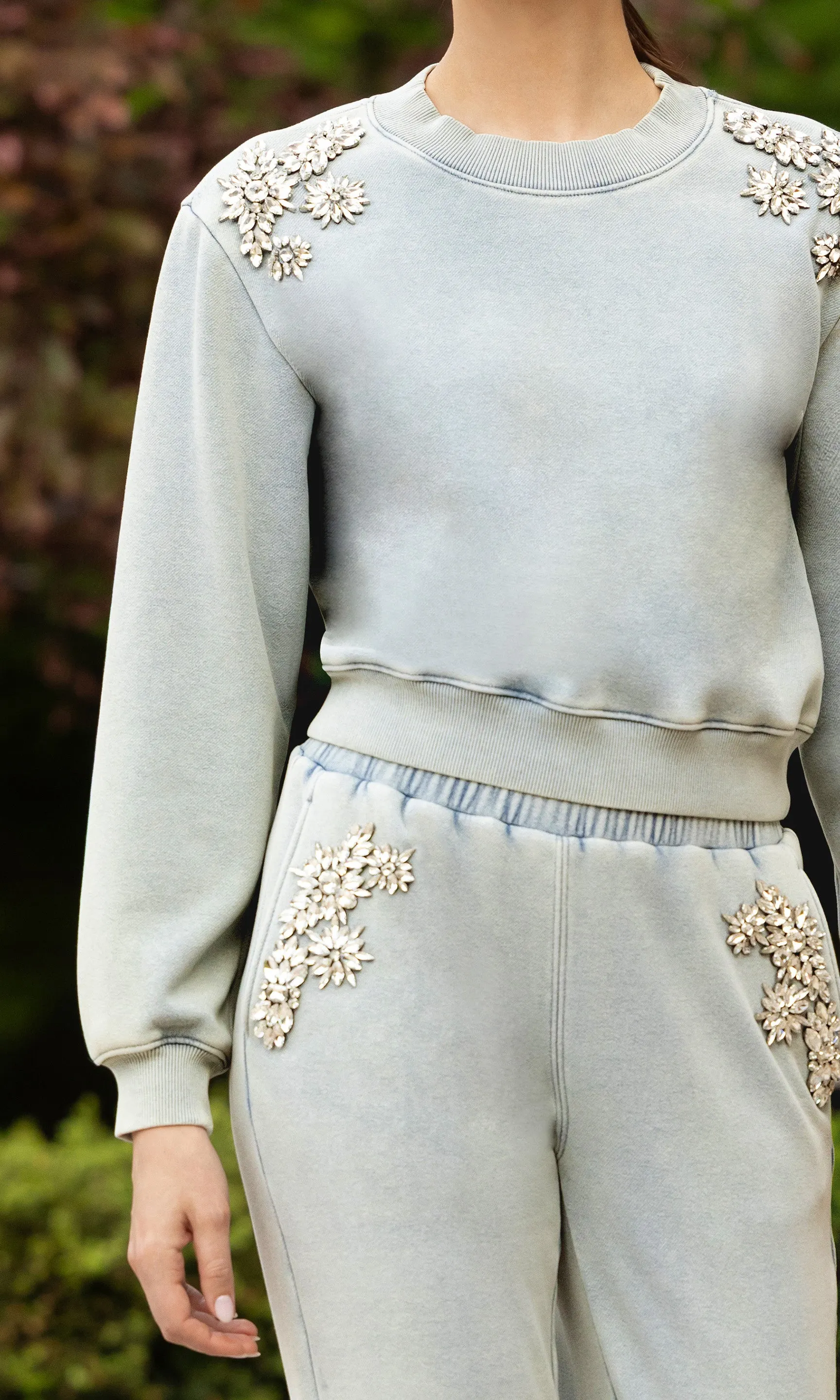 Julie Crystal Patch Sweatshirt sold by Generation Love product image thumbnail 2