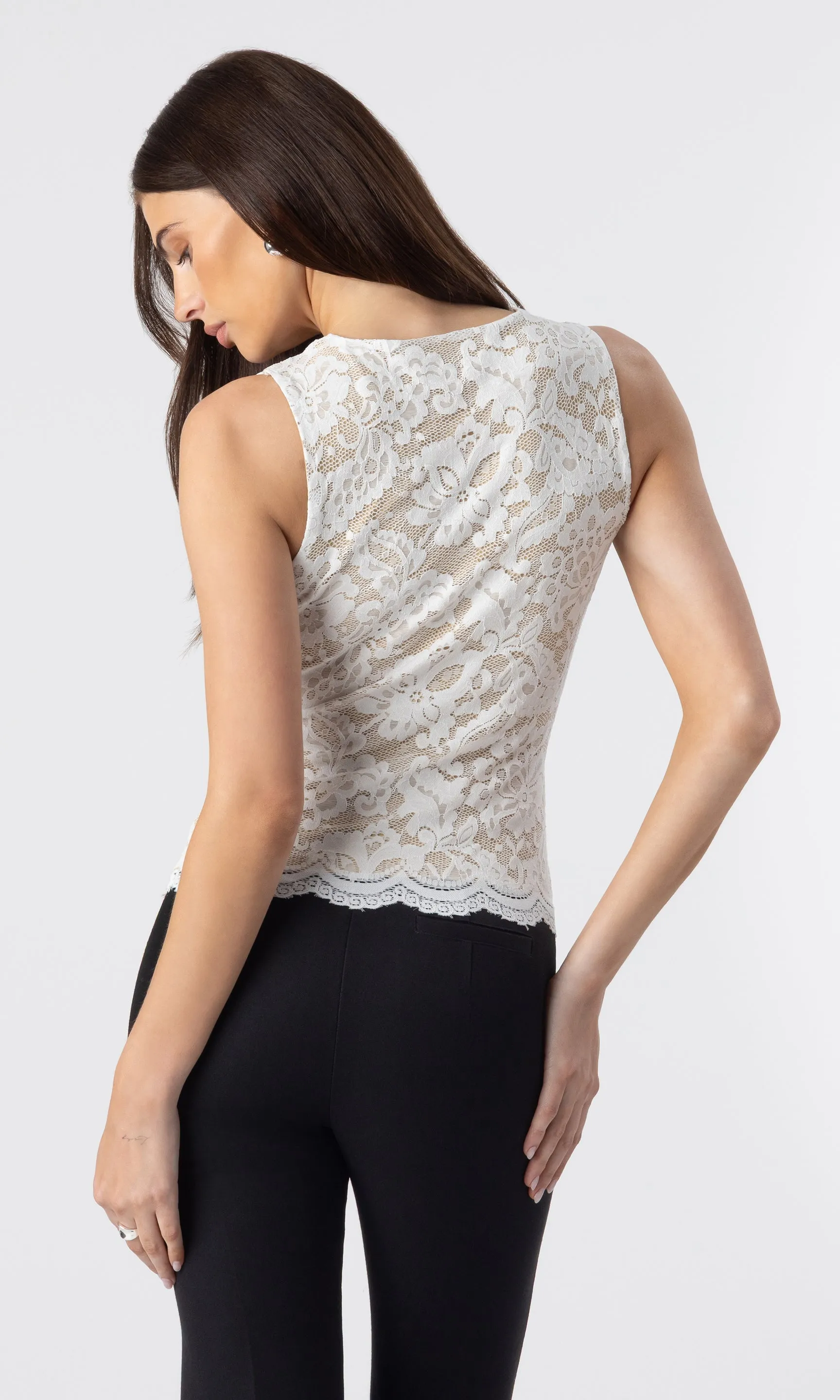 Leila Stretch Lace Top sold by Generation Love product image thumbnail 4