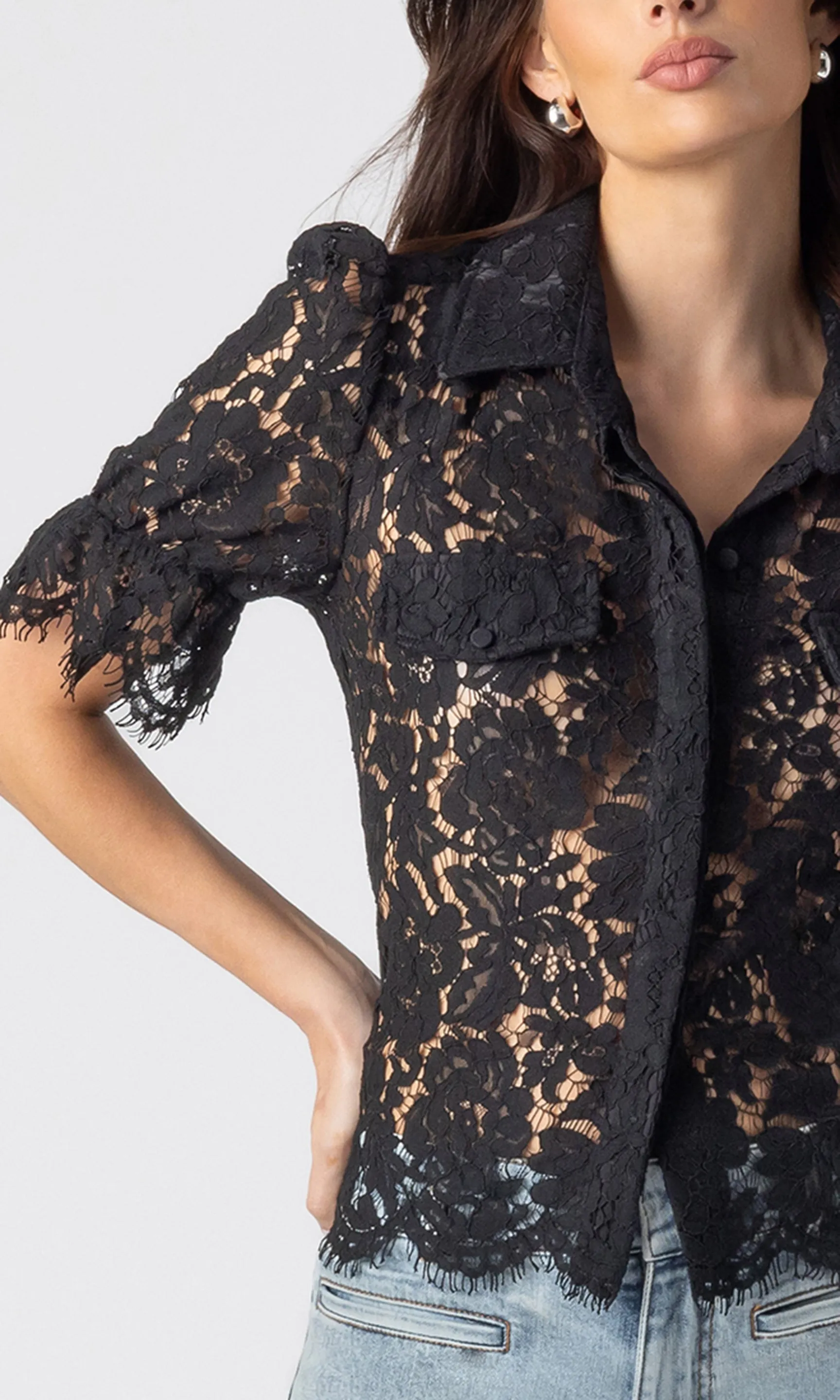 Mina Lace Shirt sold by Generation Love product image thumbnail 2