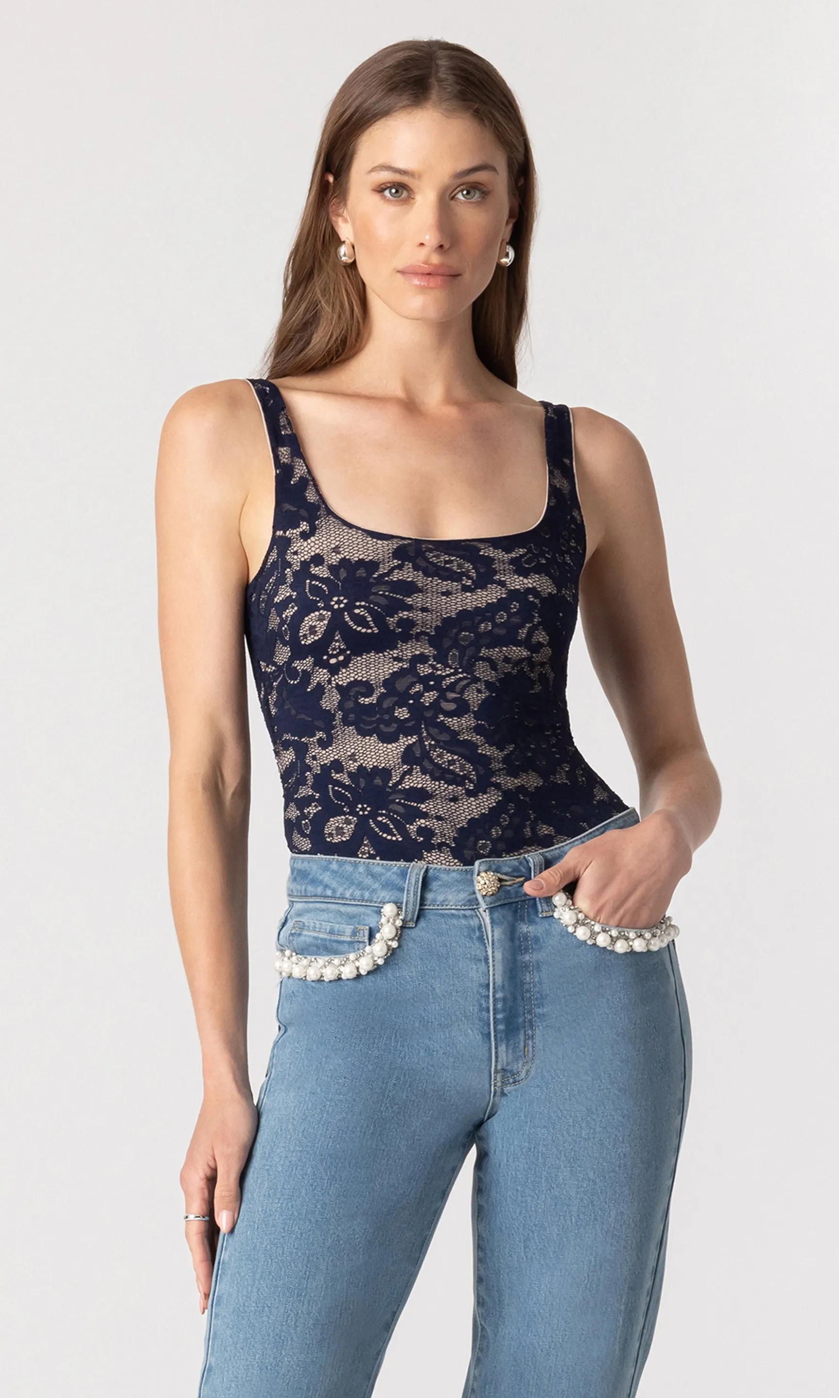 Gigi Lace Bodysuit sold by Generation Love