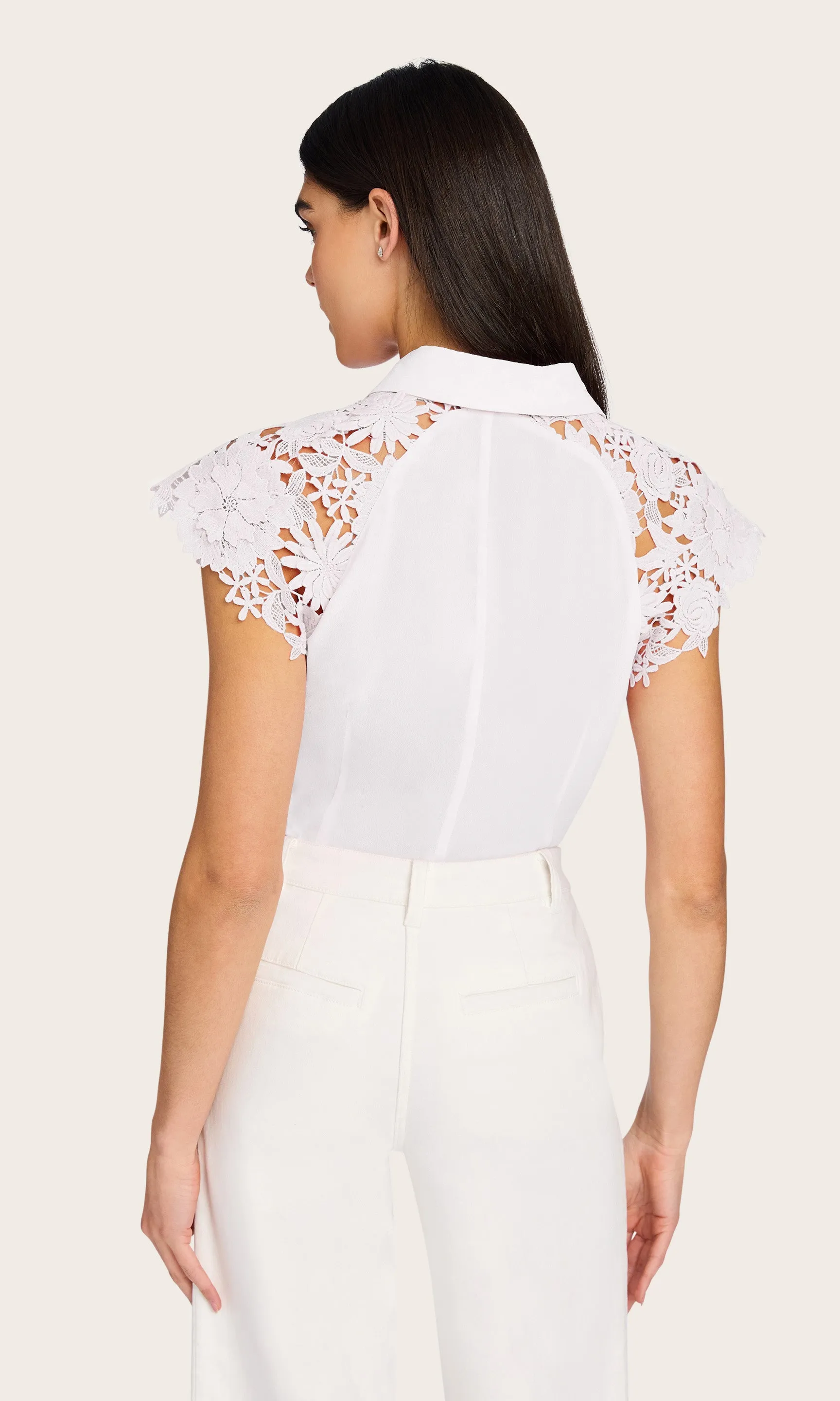 Felice Lace Combo Blouse sold by Generation Love product image thumbnail 2