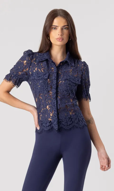 Mina Lace Shirt sold by Generation Love