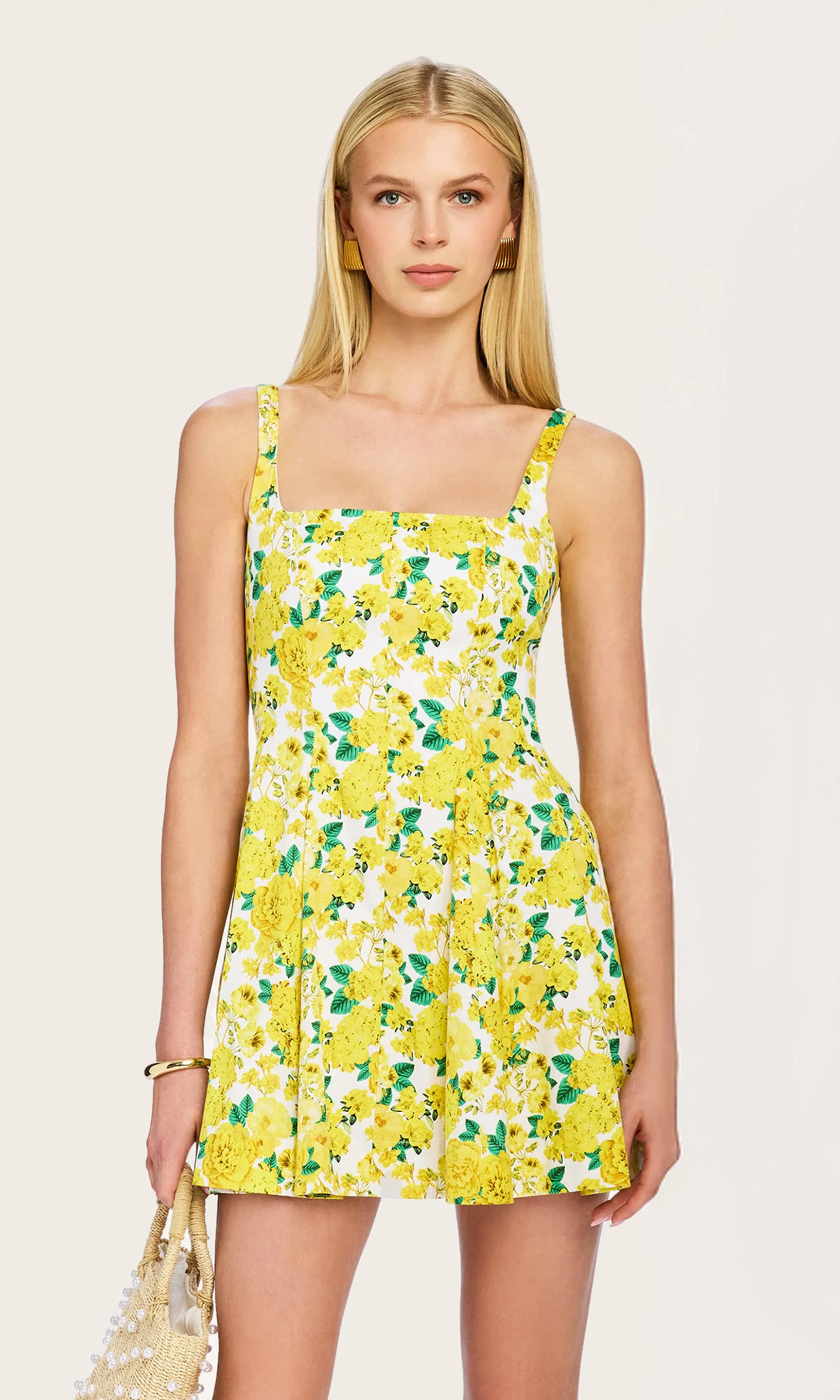 Courtney Floral Poplin Dress sold by Generation Love product image thumbnail 3