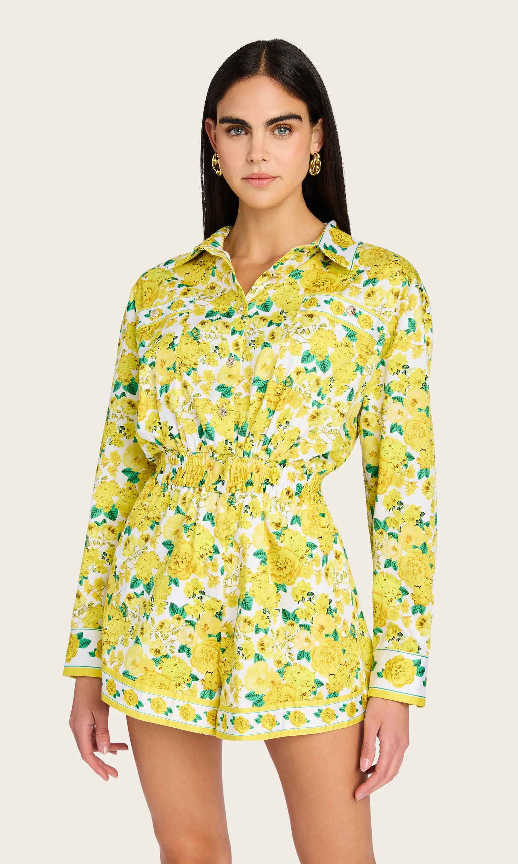 Yera Floral Romper sold by Generation Love product image thumbnail 4