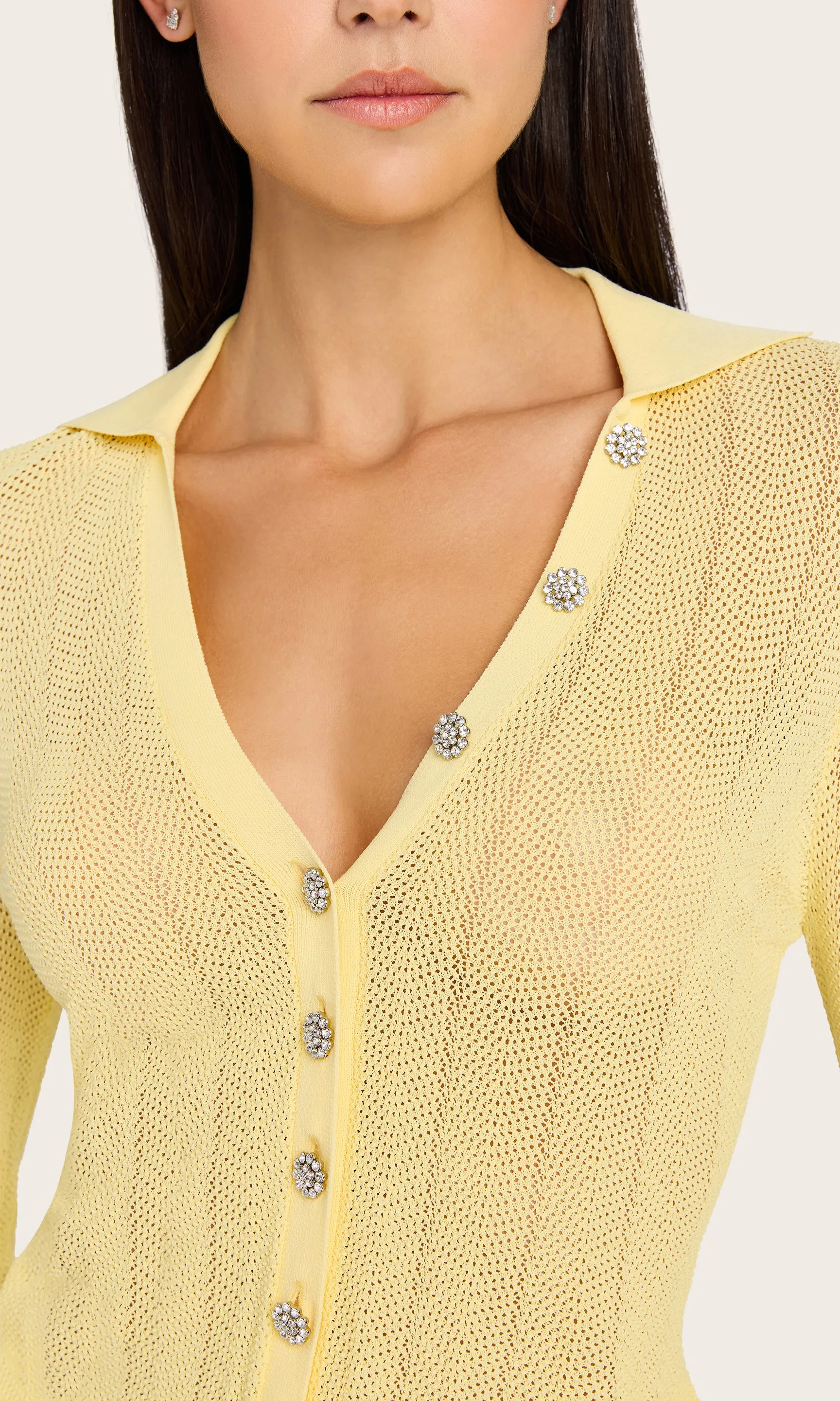 Megan Pointelle Cardigan sold by Generation Love product image thumbnail 5