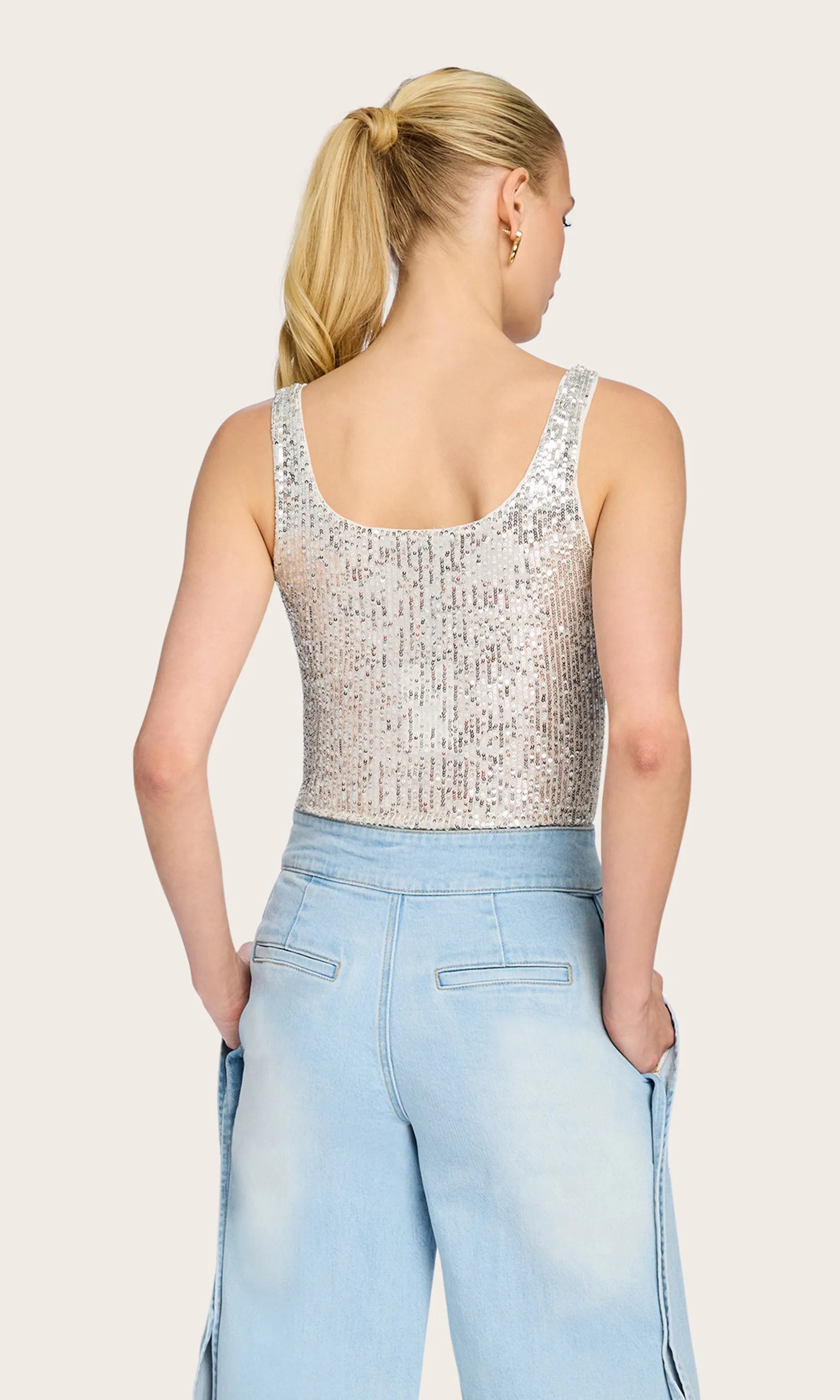 Dina Sequin Bodysuit sold by Generation Love product image thumbnail 5