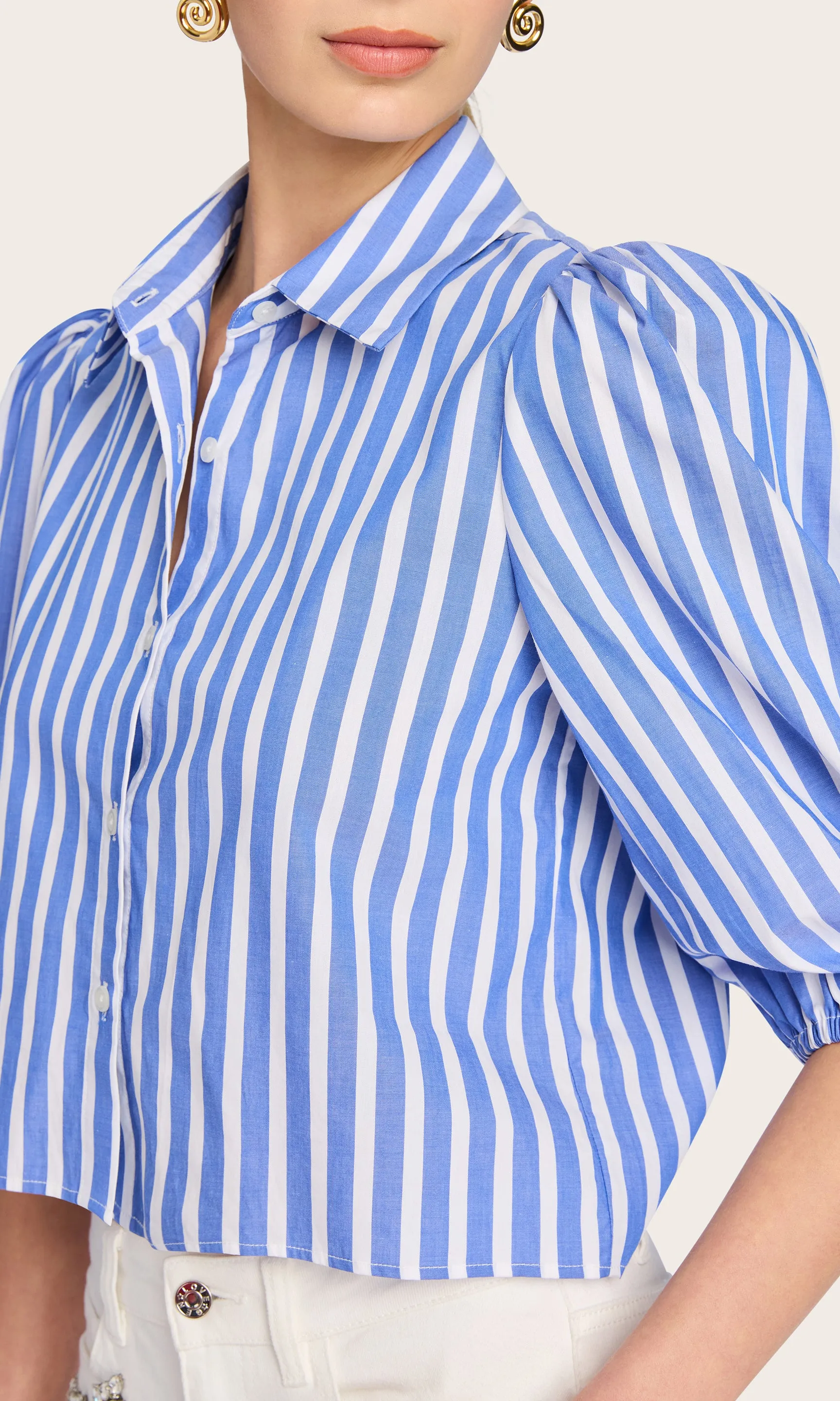 Tammy Wide Stripe Shirt sold by Generation Love product image thumbnail 4