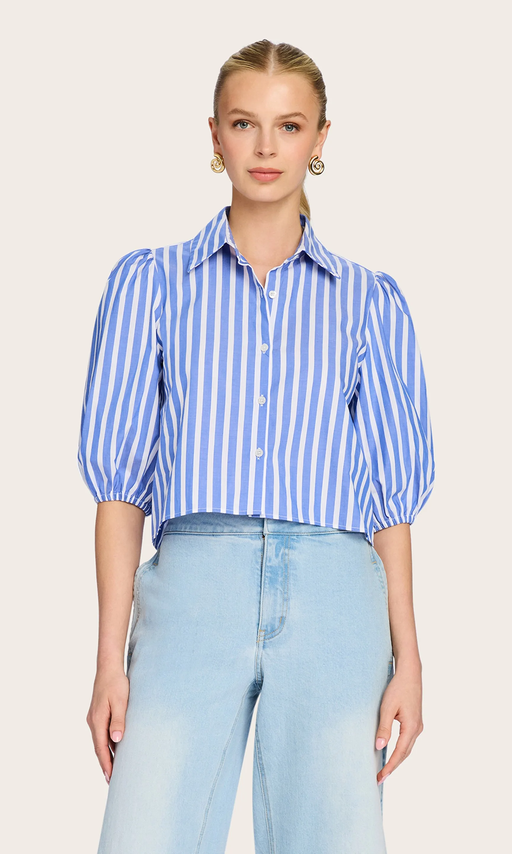 Tammy Wide Stripe Shirt sold by Generation Love product image thumbnail 5