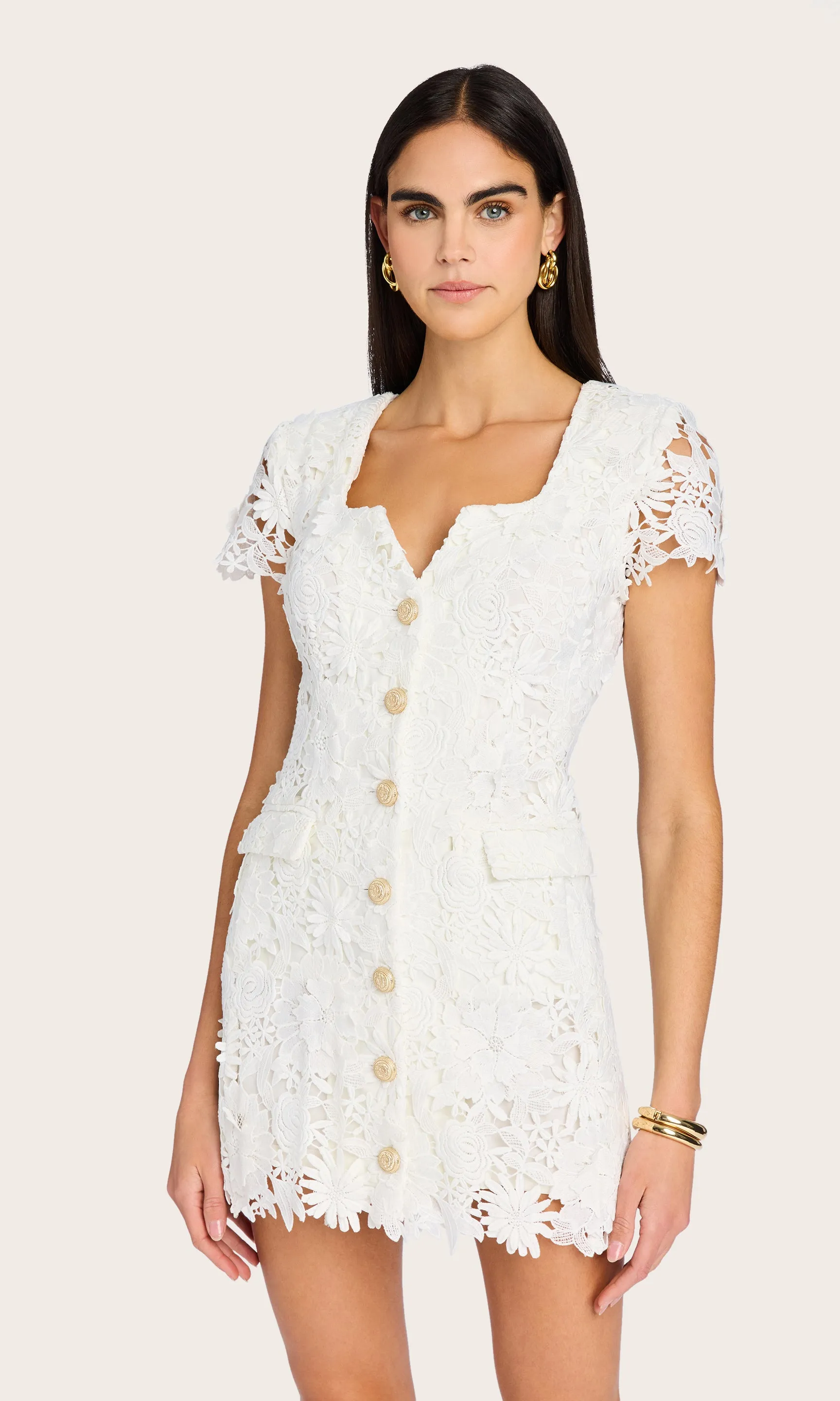 Brunella 3D Lace Dress sold by Generation Love product image thumbnail 4